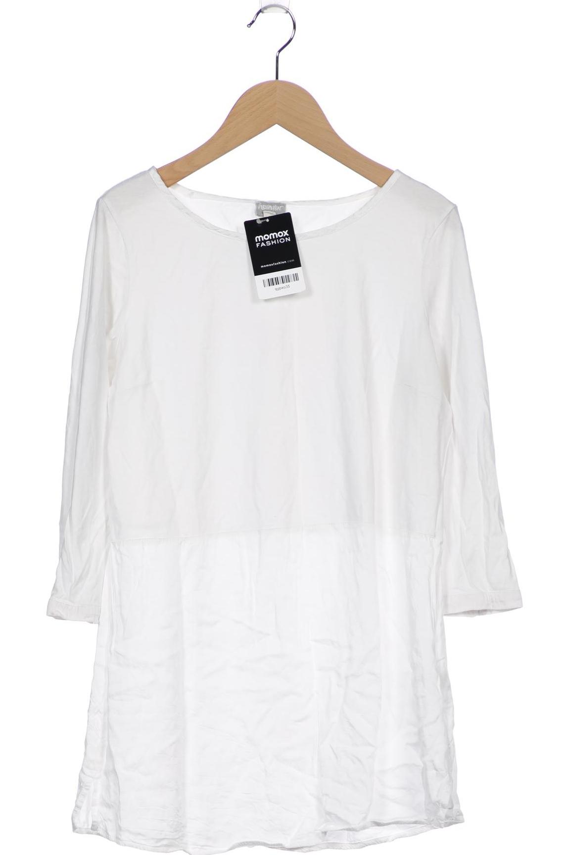 

hessnatur Damen Langarmshirt, weiß, Gr. 38