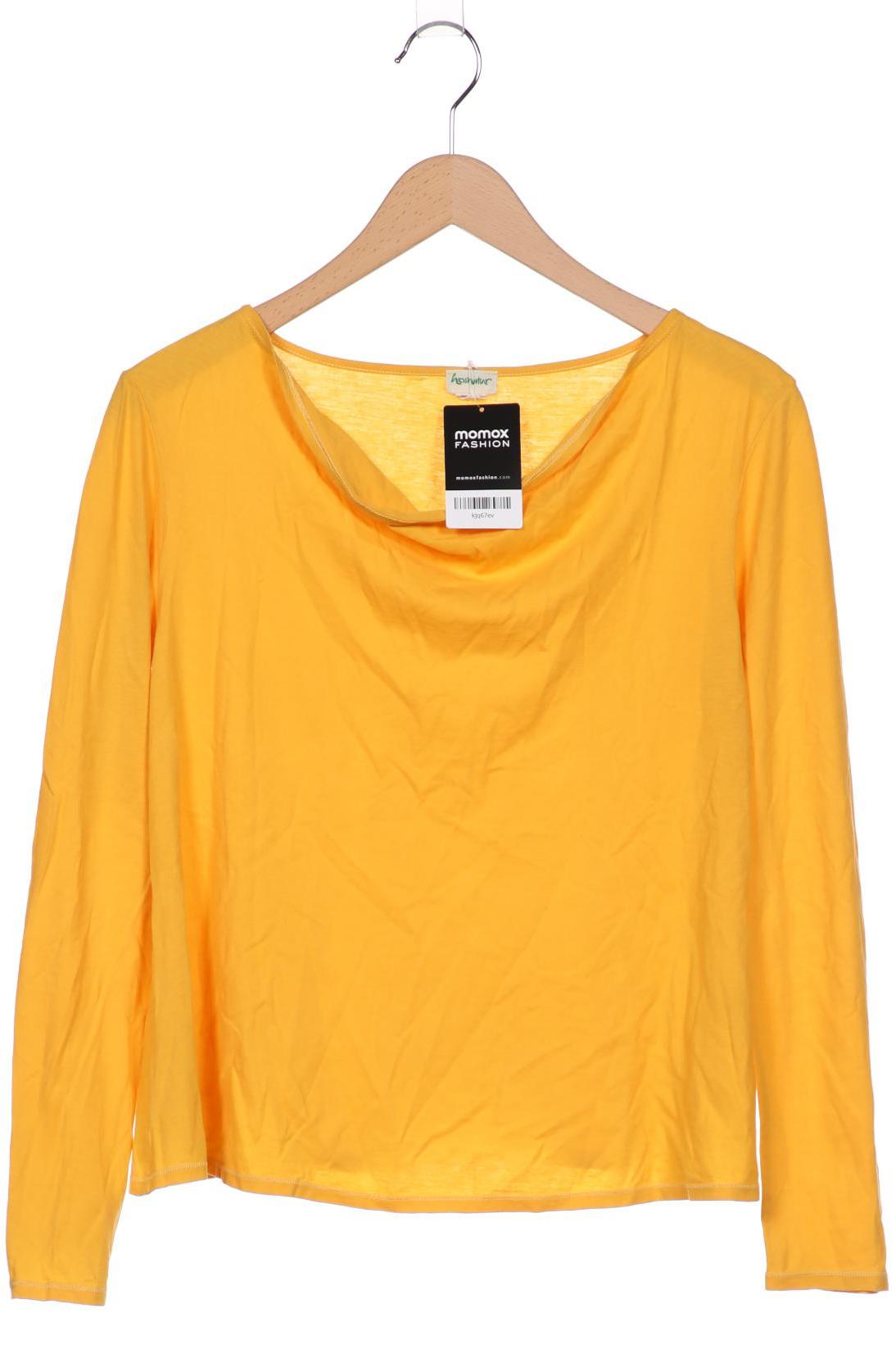 

hessnatur Damen Langarmshirt, orange, Gr. 36