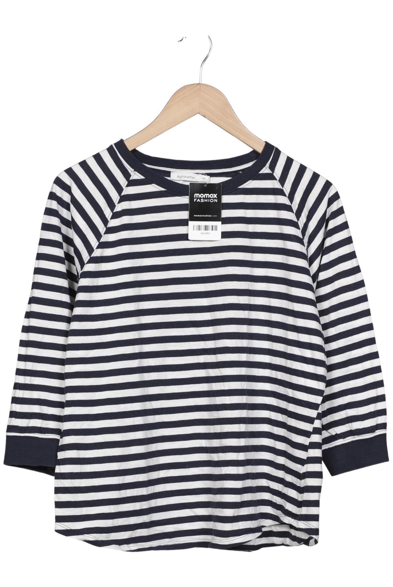 

hessnatur Damen Langarmshirt, marineblau, Gr. 44