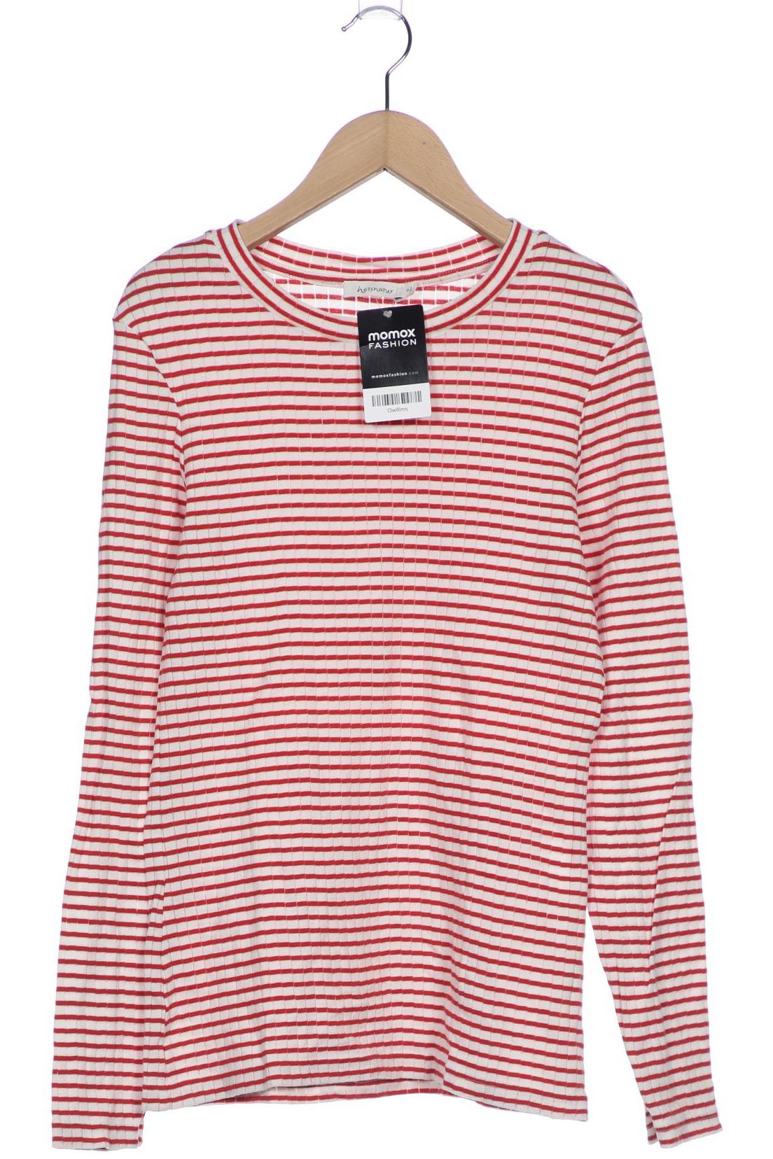 

hessnatur Damen Langarmshirt, rot, Gr. 42