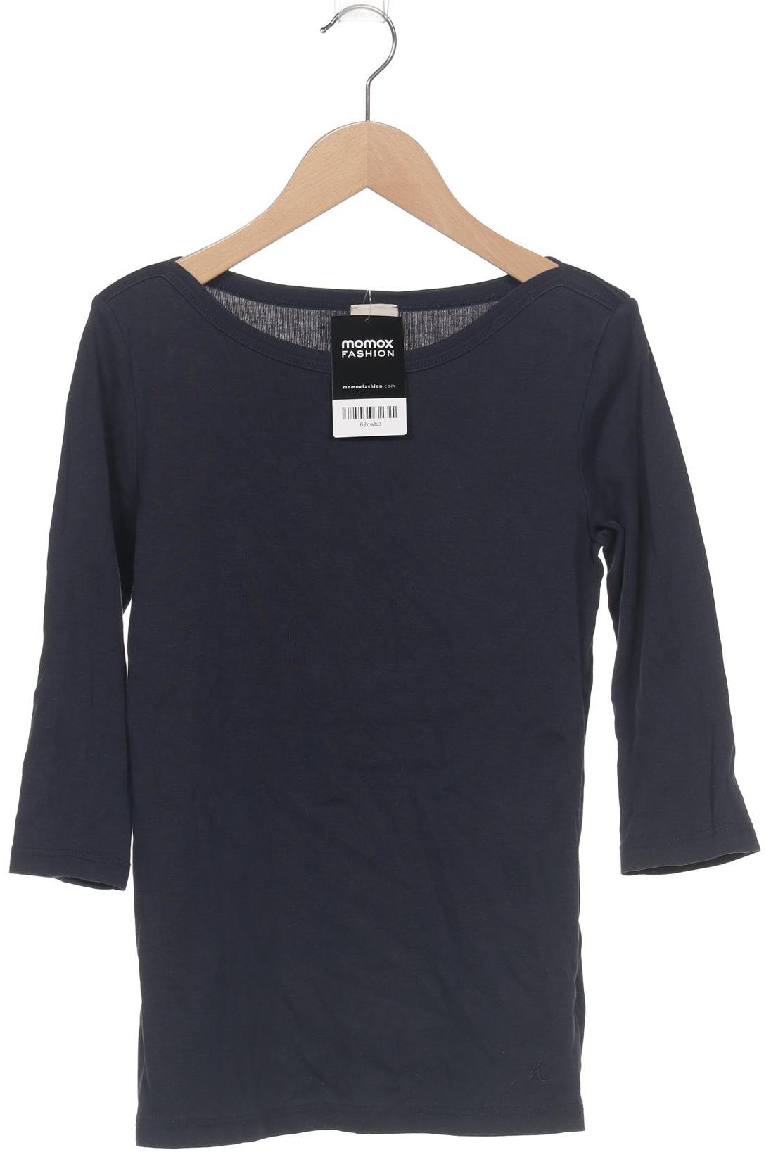 

hessnatur Damen Langarmshirt, marineblau, Gr. 36