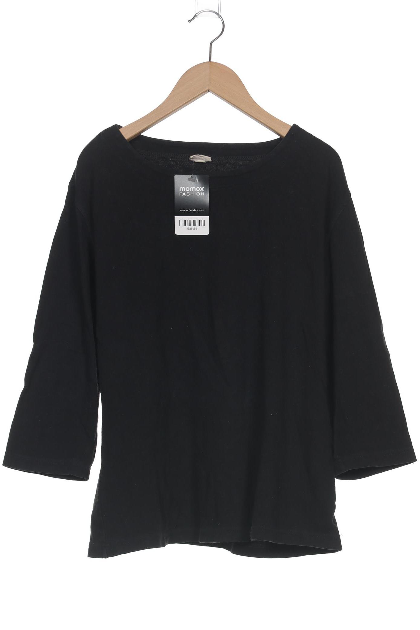 

hessnatur Damen Langarmshirt, schwarz, Gr. 42