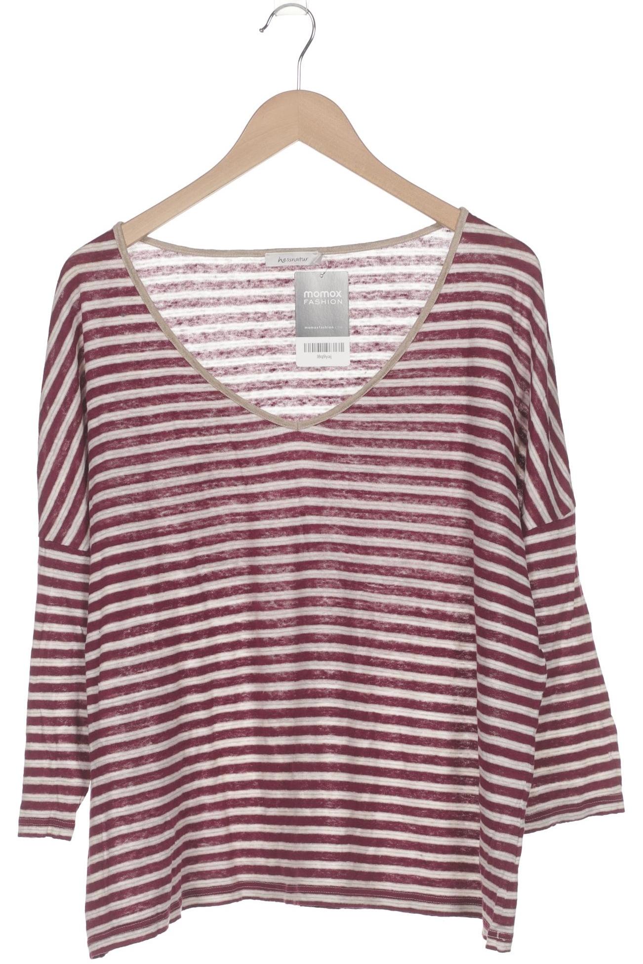 

hessnatur Damen Langarmshirt, bordeaux, Gr. 48