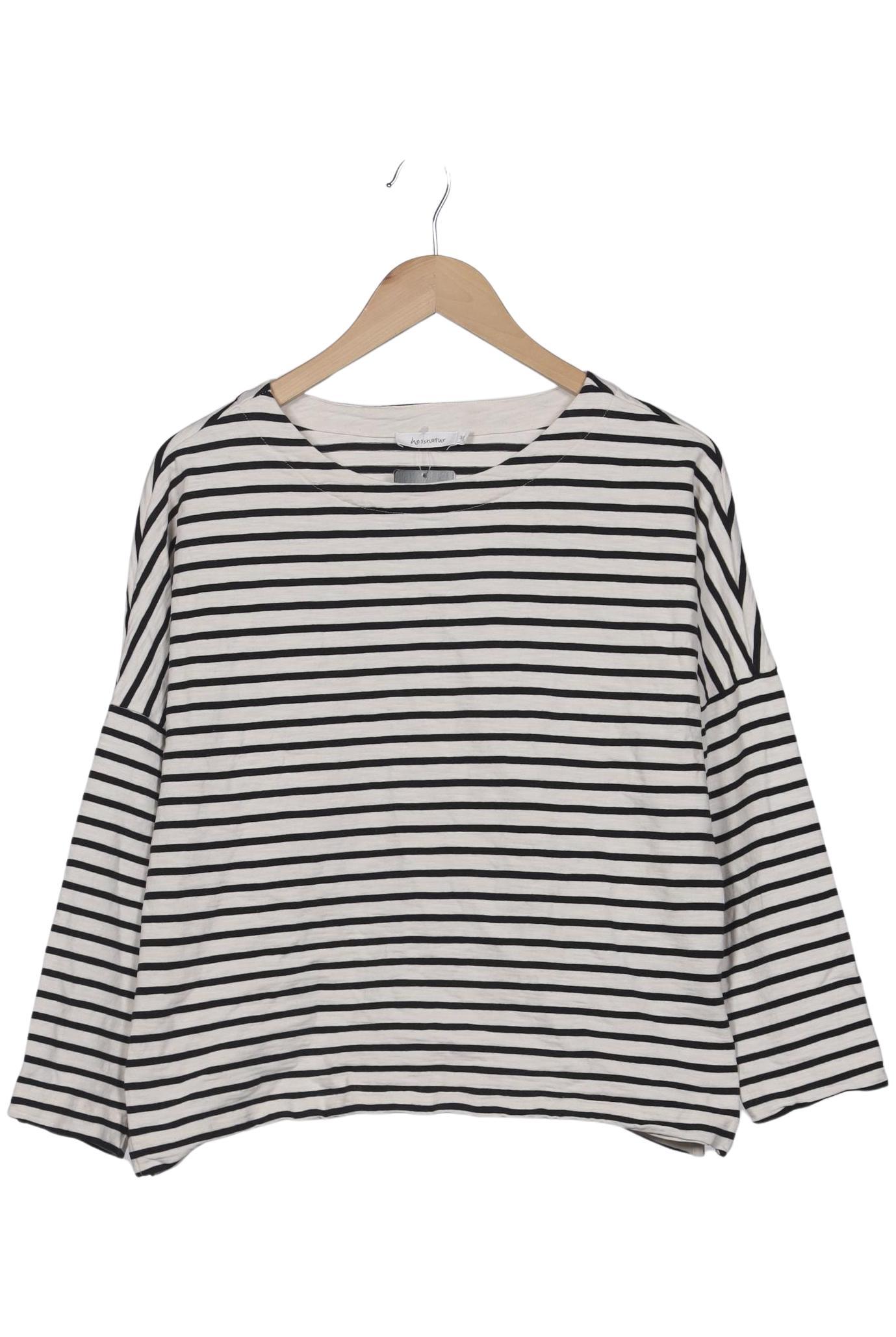 

hessnatur Damen Langarmshirt, mehrfarbig, Gr. 38