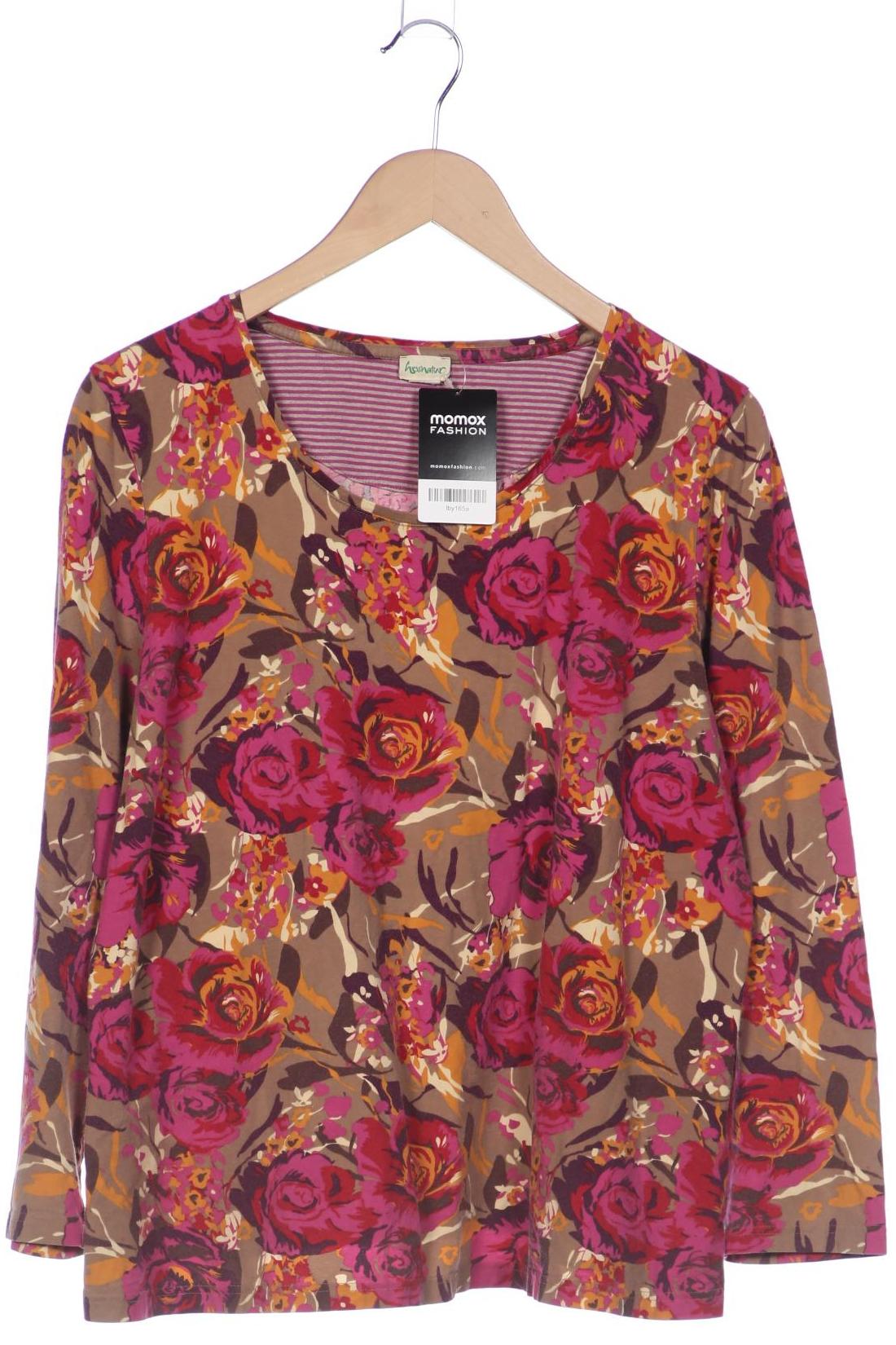 

hessnatur Damen Langarmshirt, pink, Gr. 48