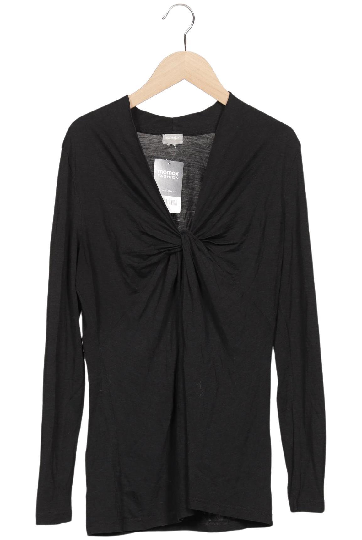 

hessnatur Damen Langarmshirt, grau, Gr. 40