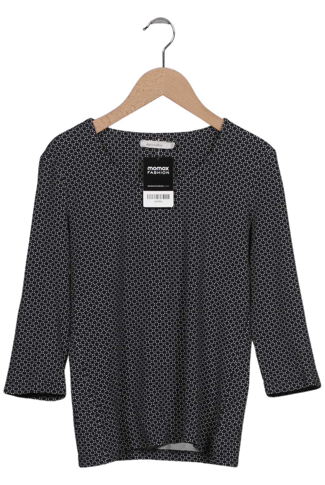 

hessnatur Damen Langarmshirt, schwarz, Gr. 36
