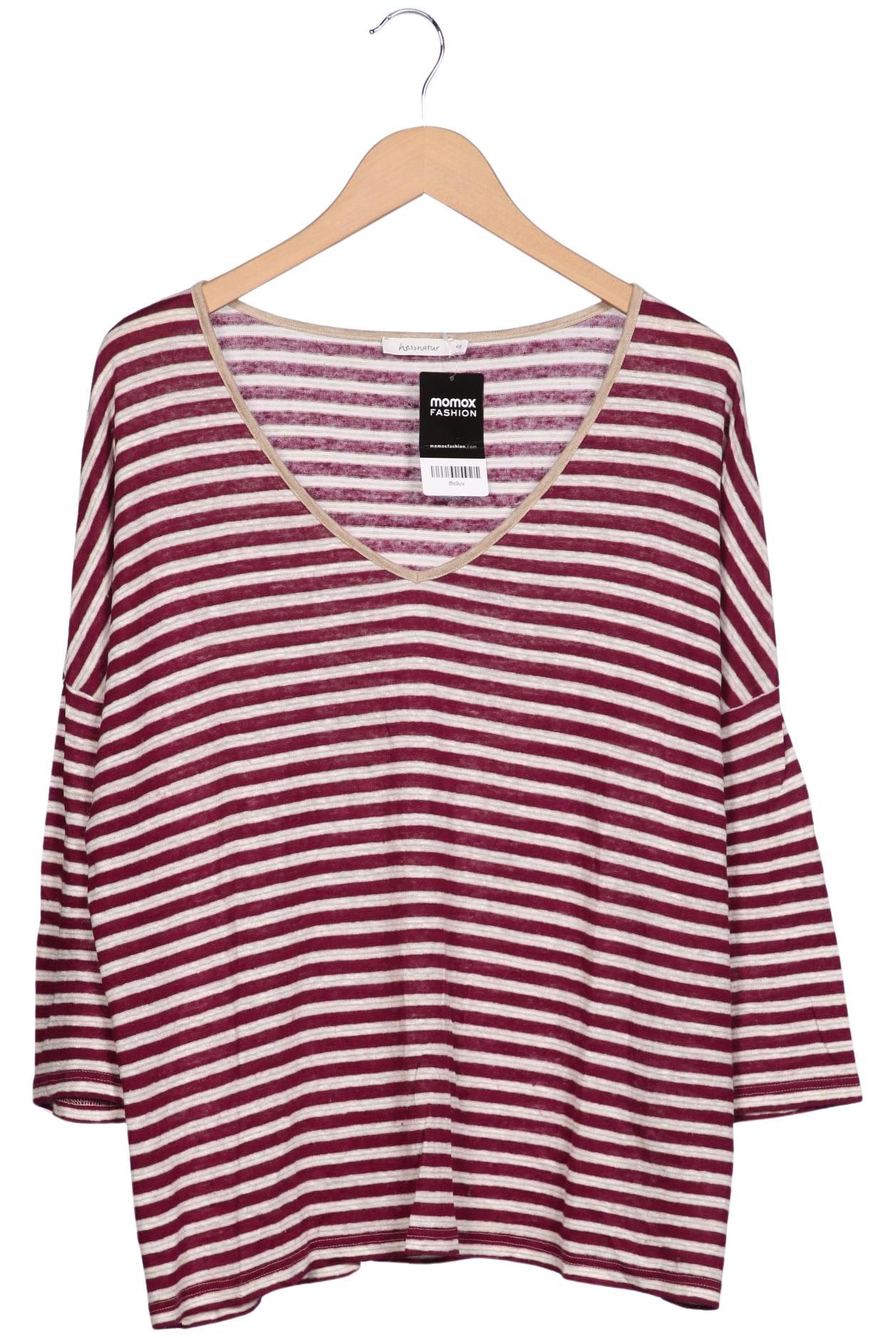 

hessnatur Damen Langarmshirt, mehrfarbig, Gr. 48