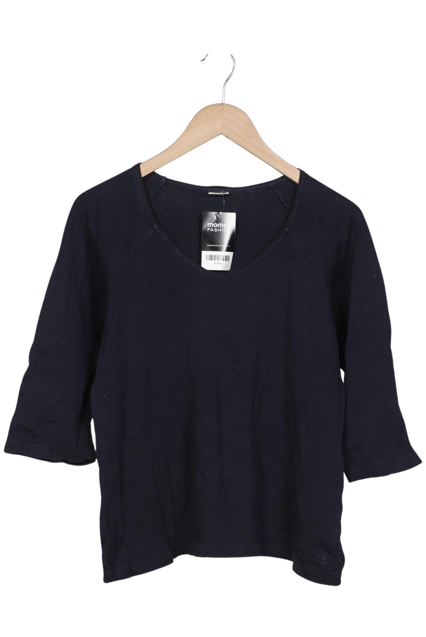 

hessnatur Damen Langarmshirt, marineblau, Gr. 42