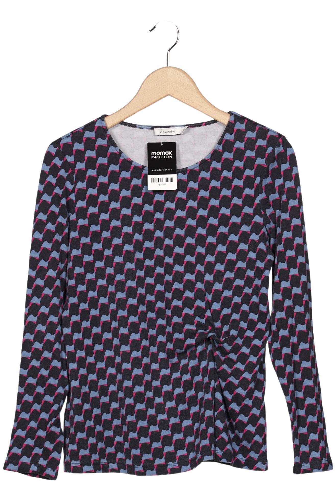 

hessnatur Damen Langarmshirt, mehrfarbig, Gr. 42