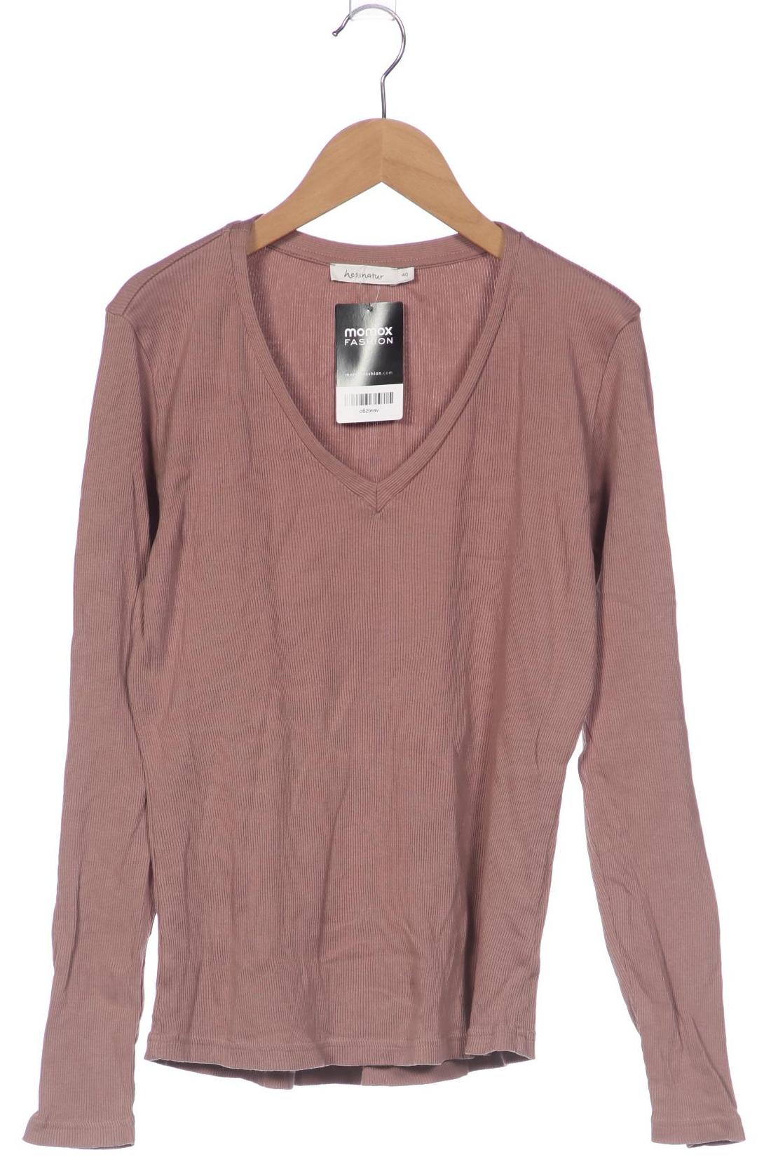 

hessnatur Damen Langarmshirt, pink, Gr. 40