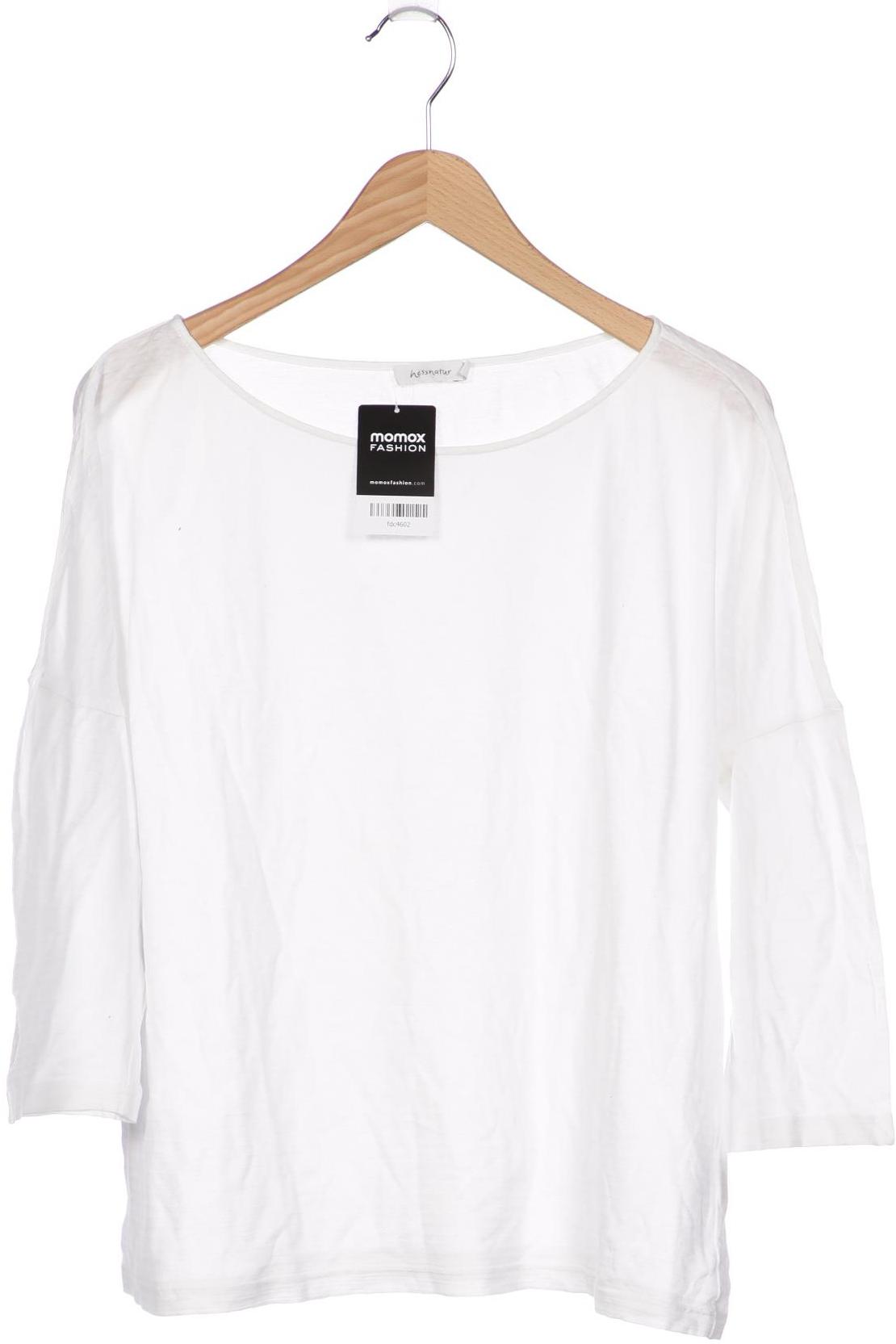 

hessnatur Damen Langarmshirt, weiß