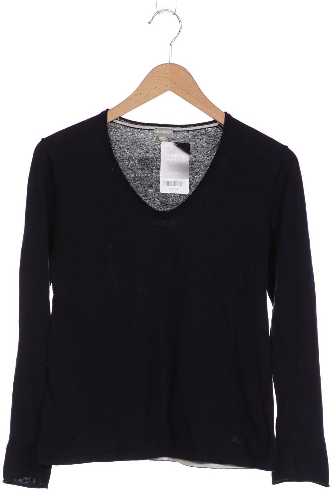 

hessnatur Damen Langarmshirt, marineblau, Gr. 36