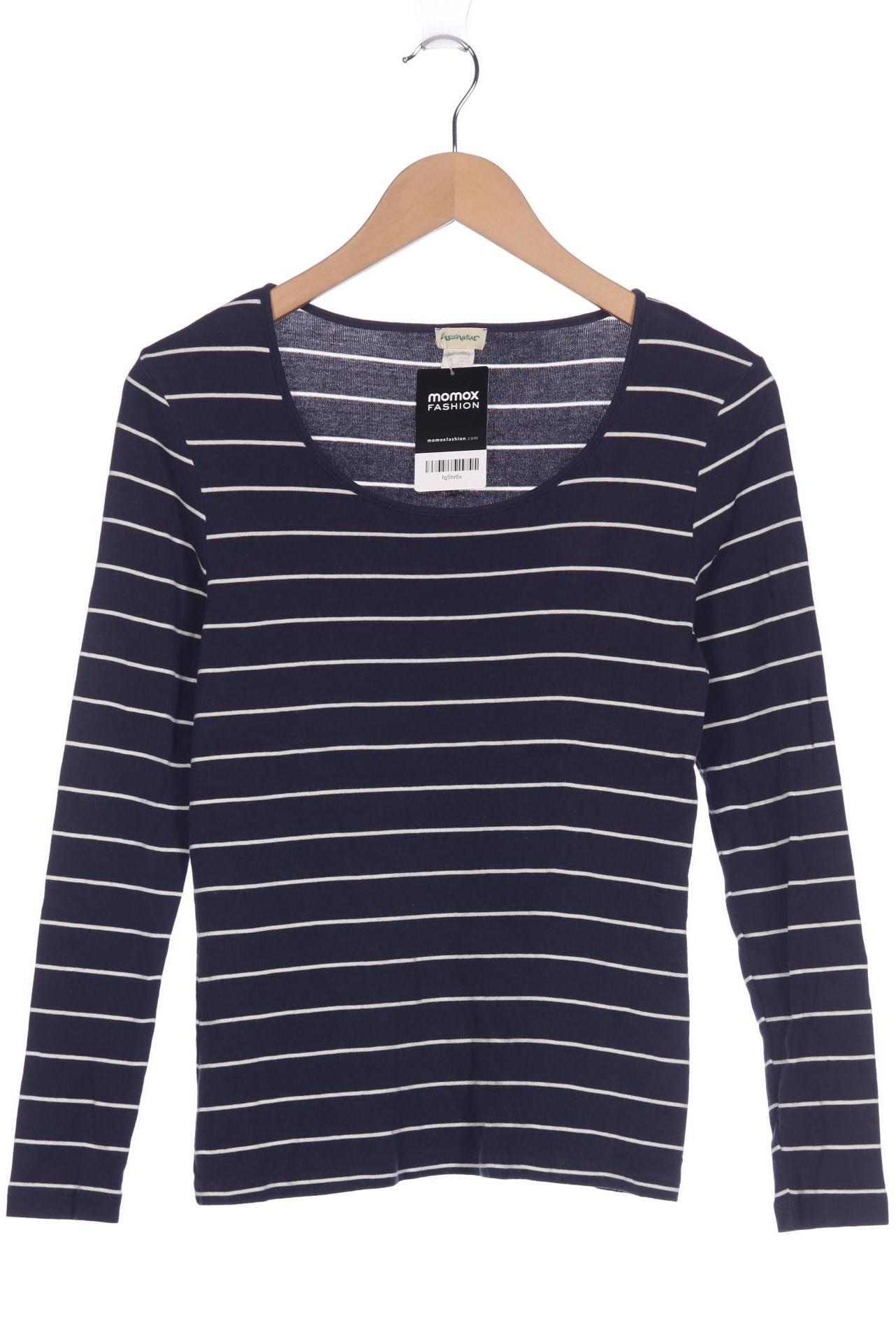 

hessnatur Damen Langarmshirt, marineblau, Gr. 40