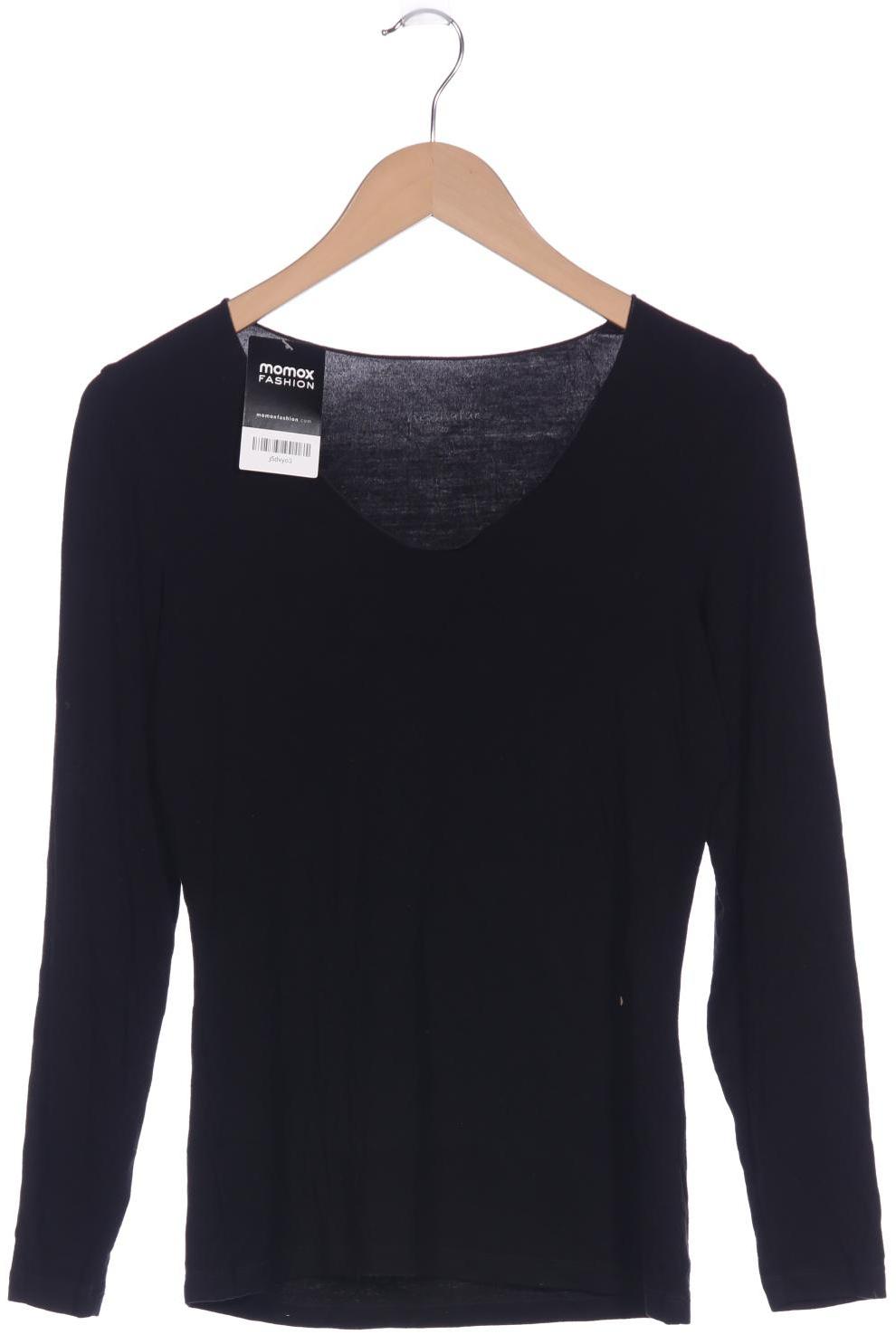 

hessnatur Damen Langarmshirt, schwarz, Gr. 40