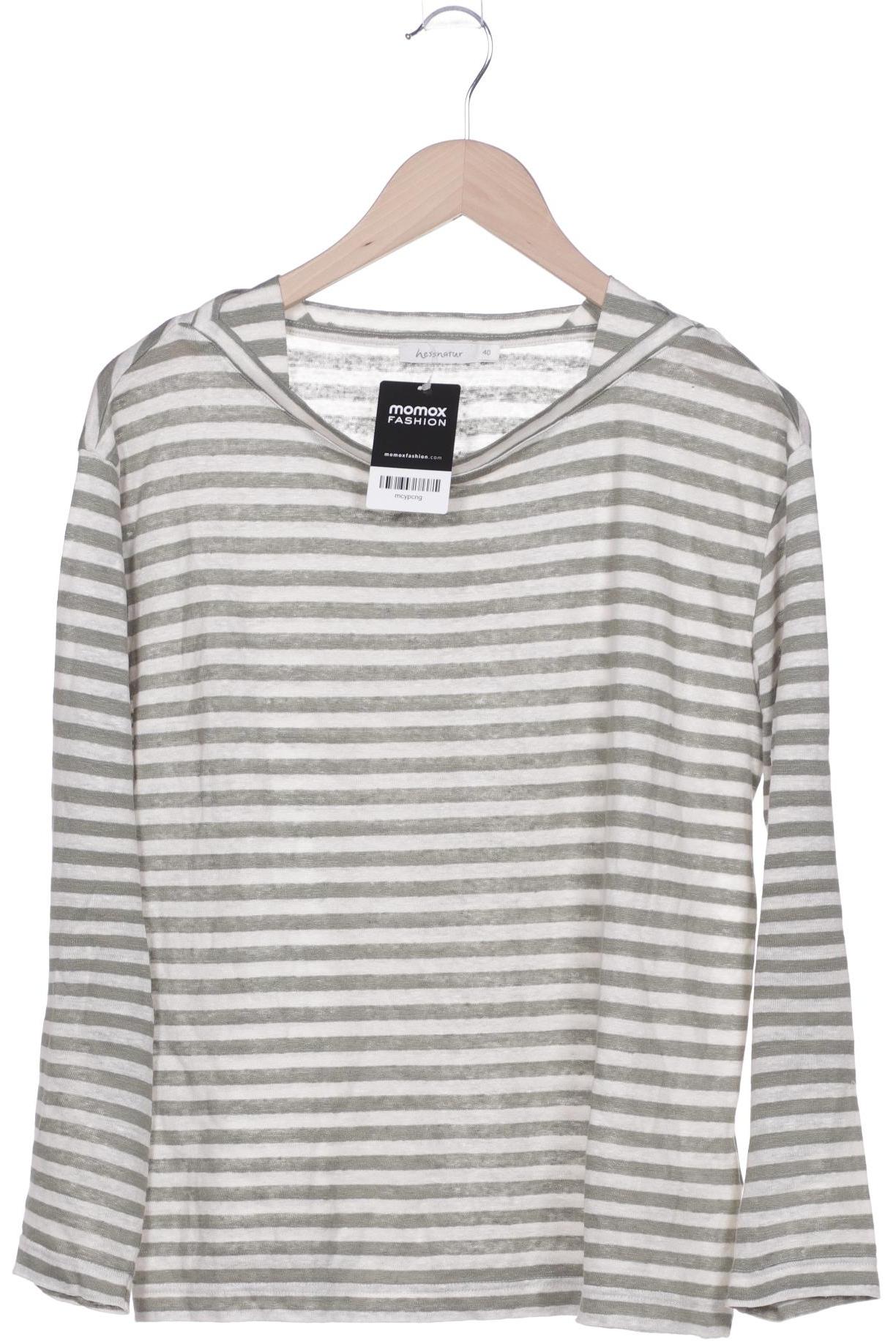 

hessnatur Damen Langarmshirt, grün, Gr. 40