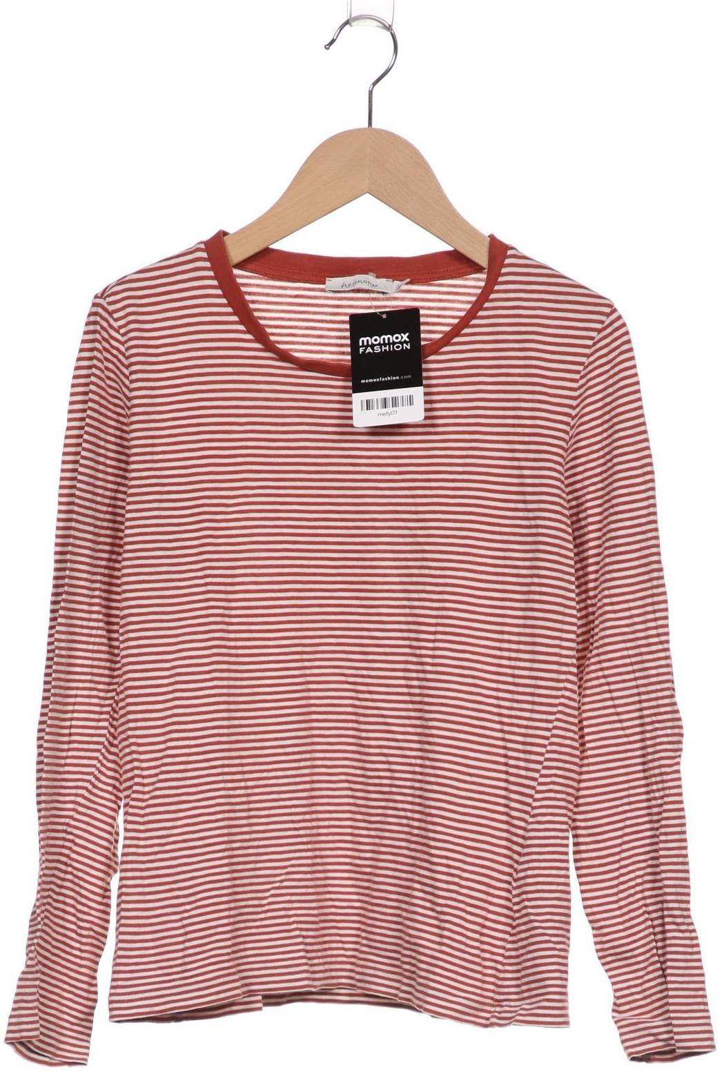 

hessnatur Damen Langarmshirt, braun, Gr. 34