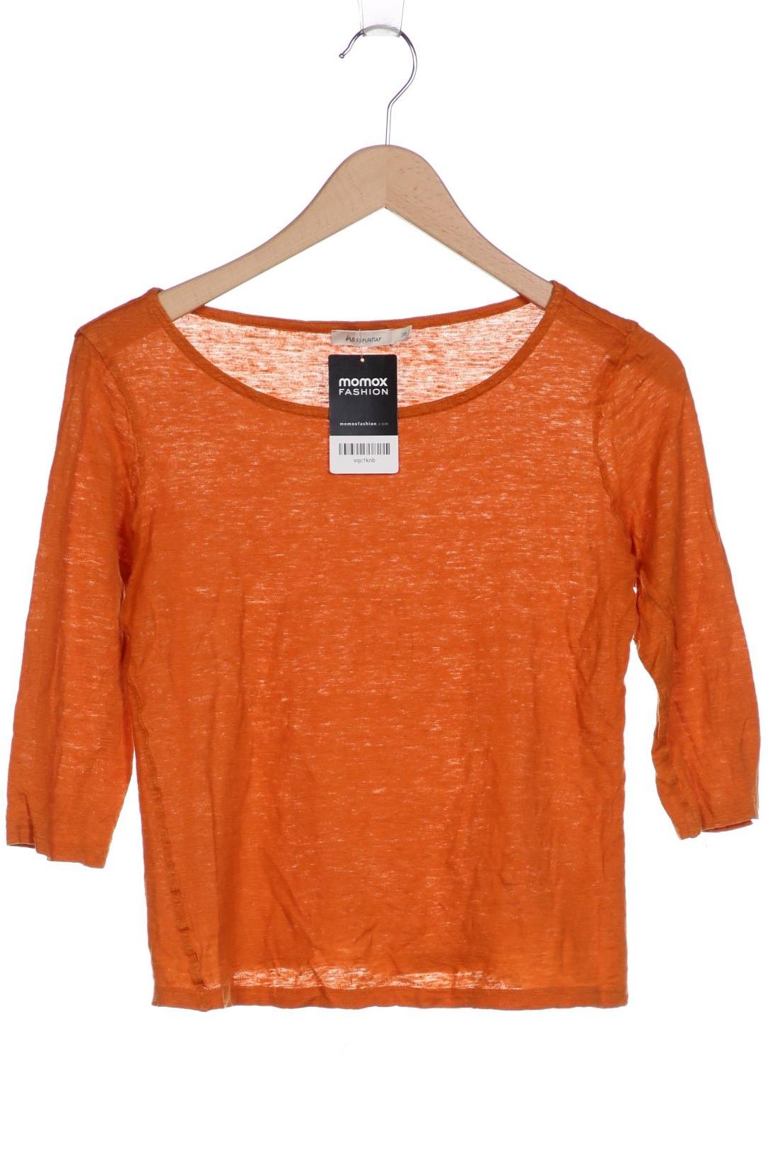 

hessnatur Damen Langarmshirt, orange, Gr. 38