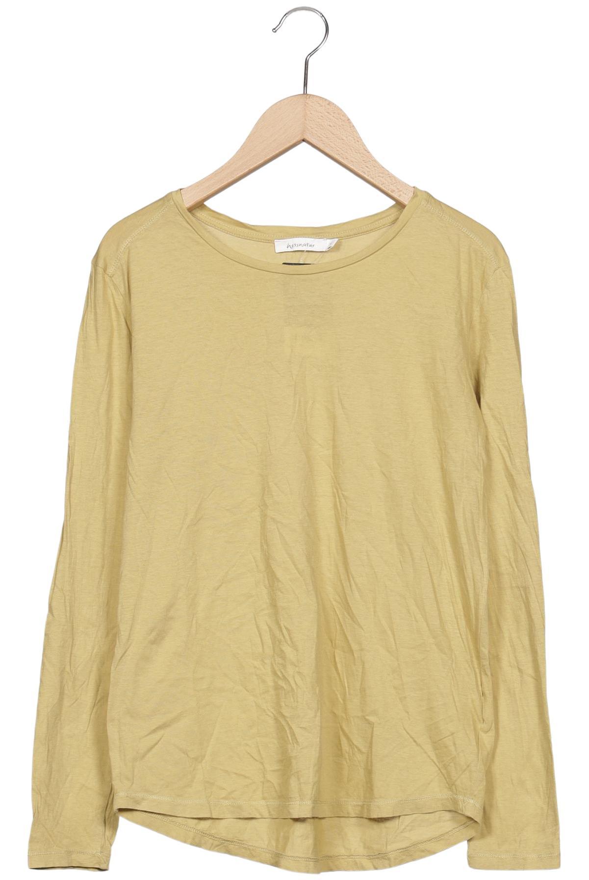 

hessnatur Damen Langarmshirt, gelb, Gr. 36