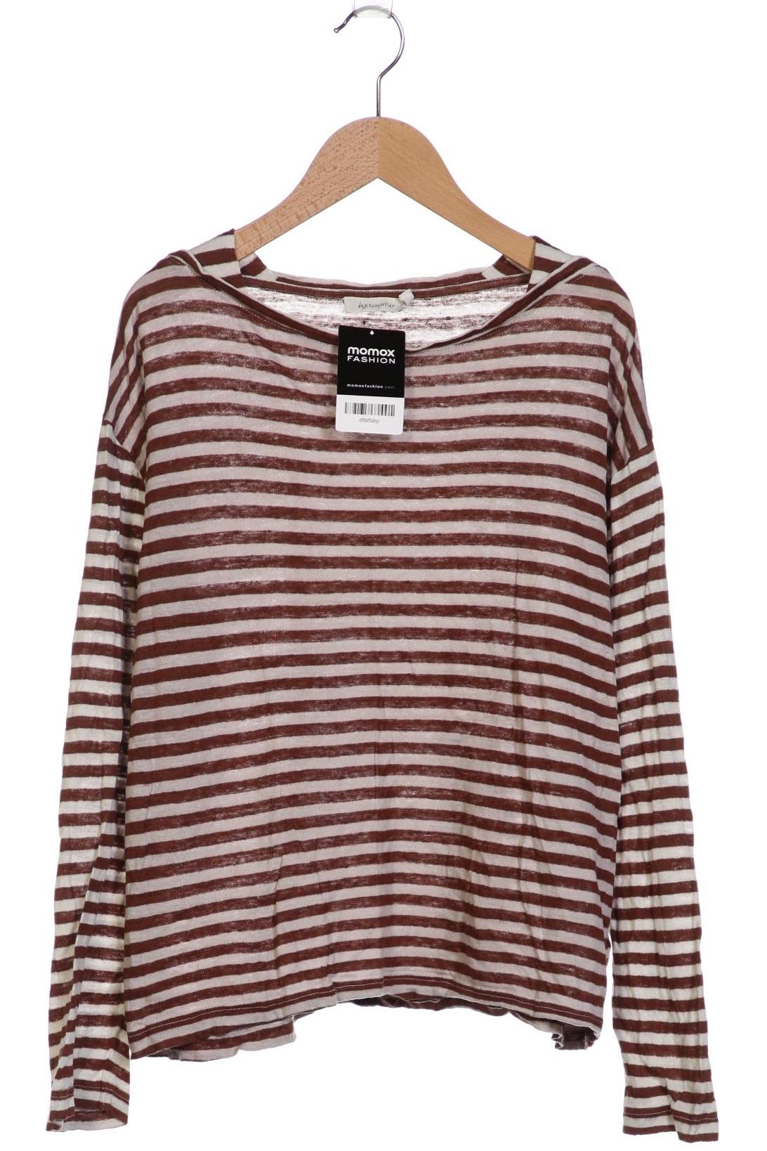 

hessnatur Damen Langarmshirt, braun, Gr. 42
