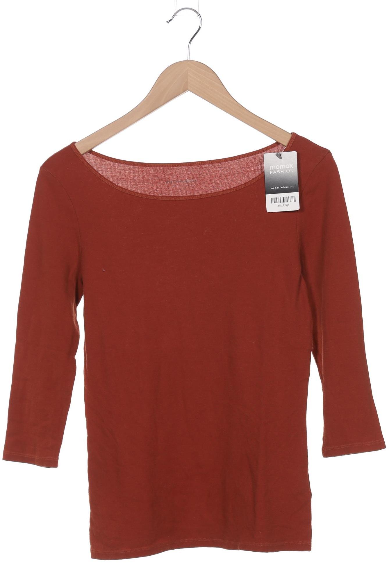

hessnatur Damen Langarmshirt, rot, Gr. 36