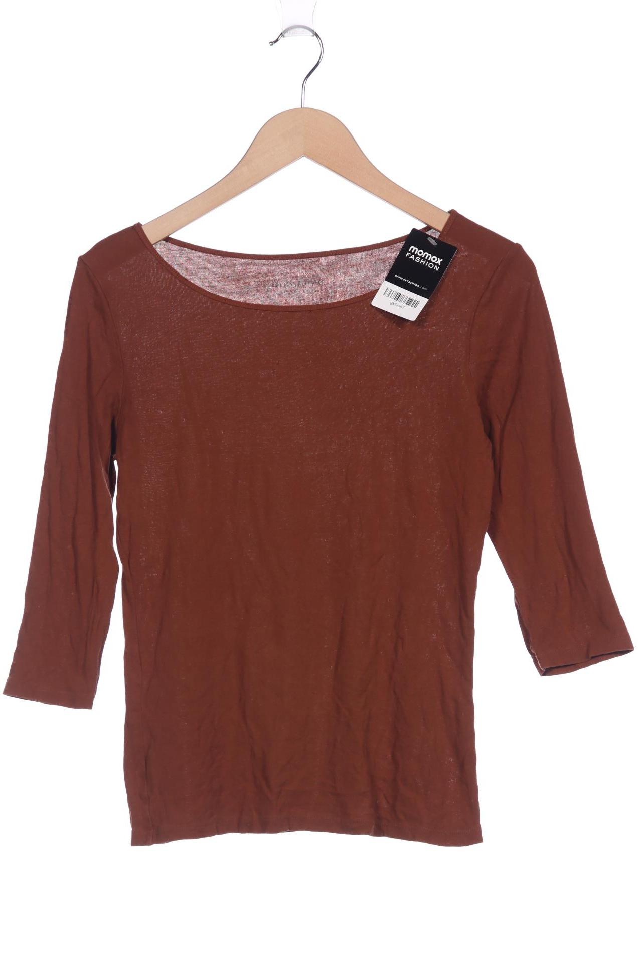 

hessnatur Damen Langarmshirt, braun, Gr. 40