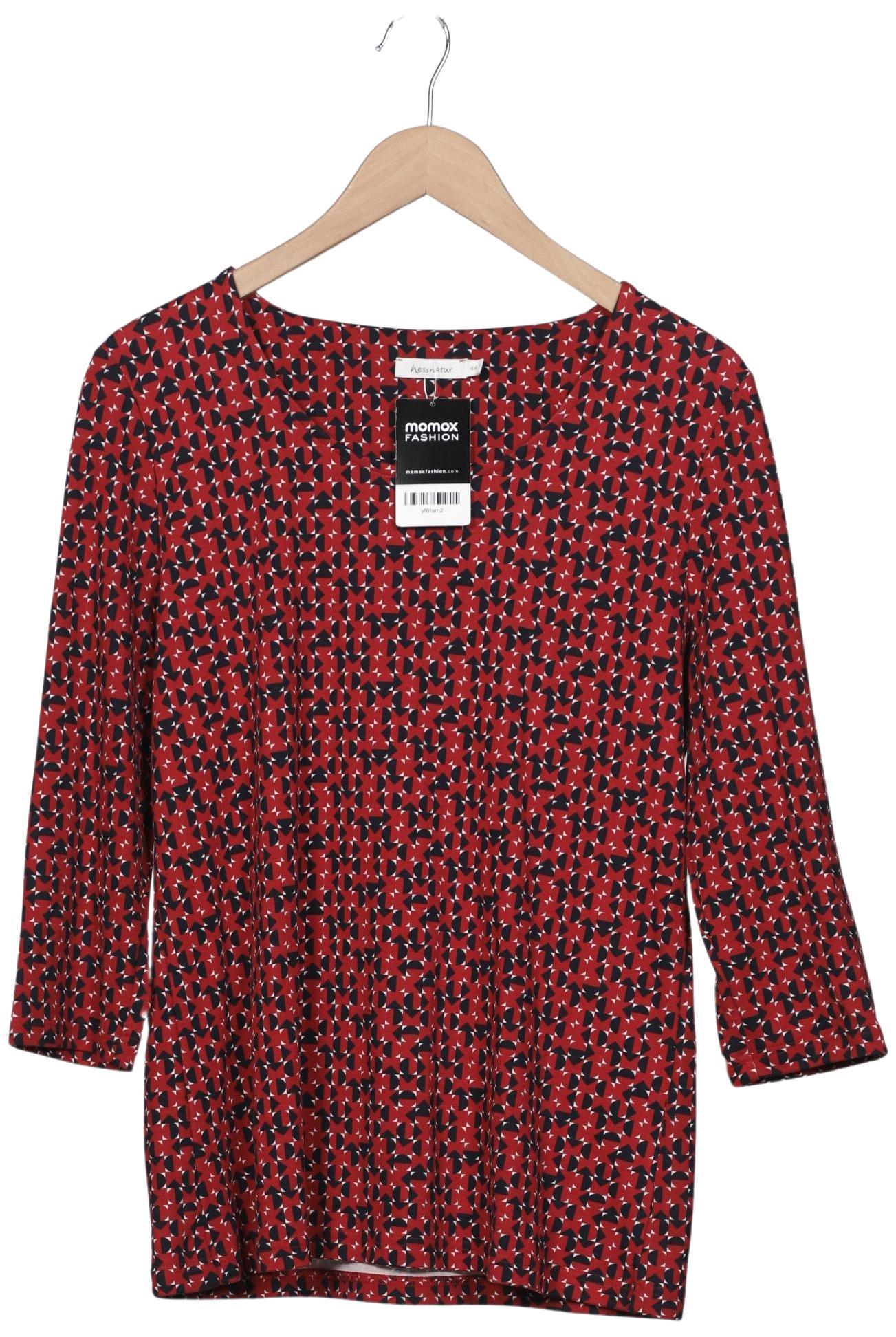 

hessnatur Damen Langarmshirt, rot, Gr. 44