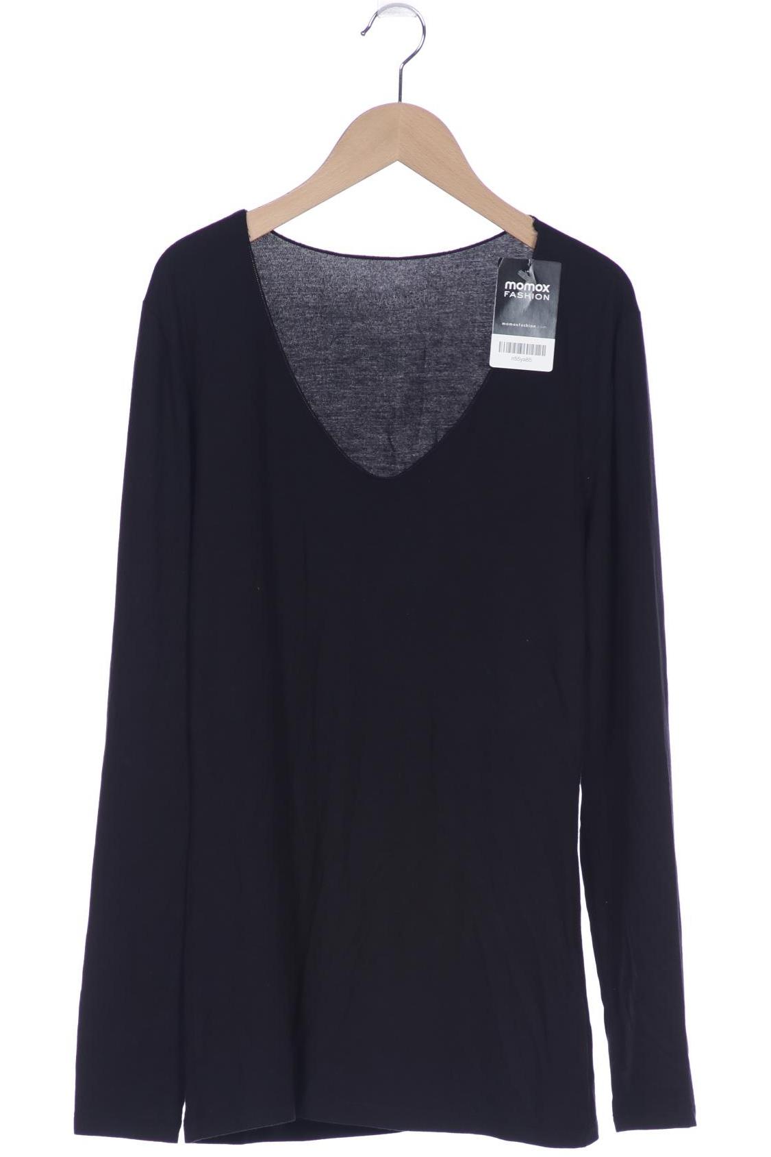 

hessnatur Damen Langarmshirt, schwarz, Gr. 40