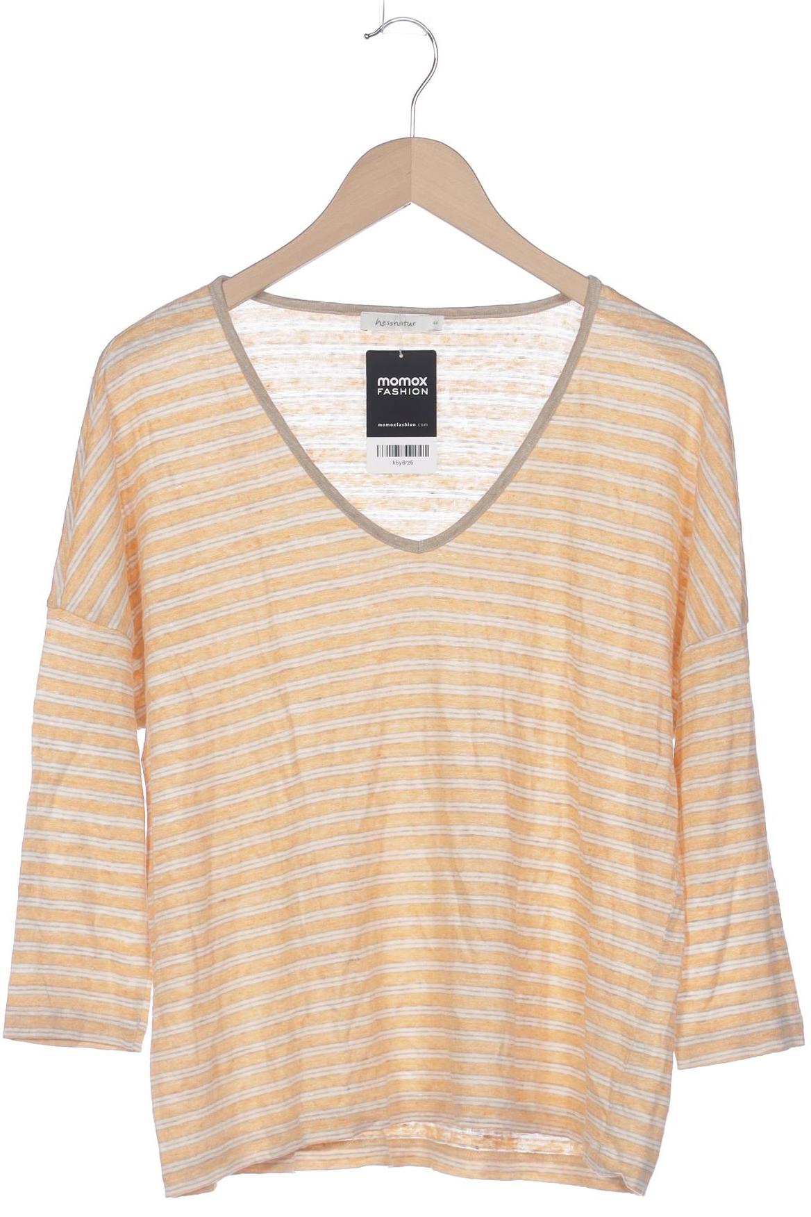 

hessnatur Damen Langarmshirt, orange, Gr. 44