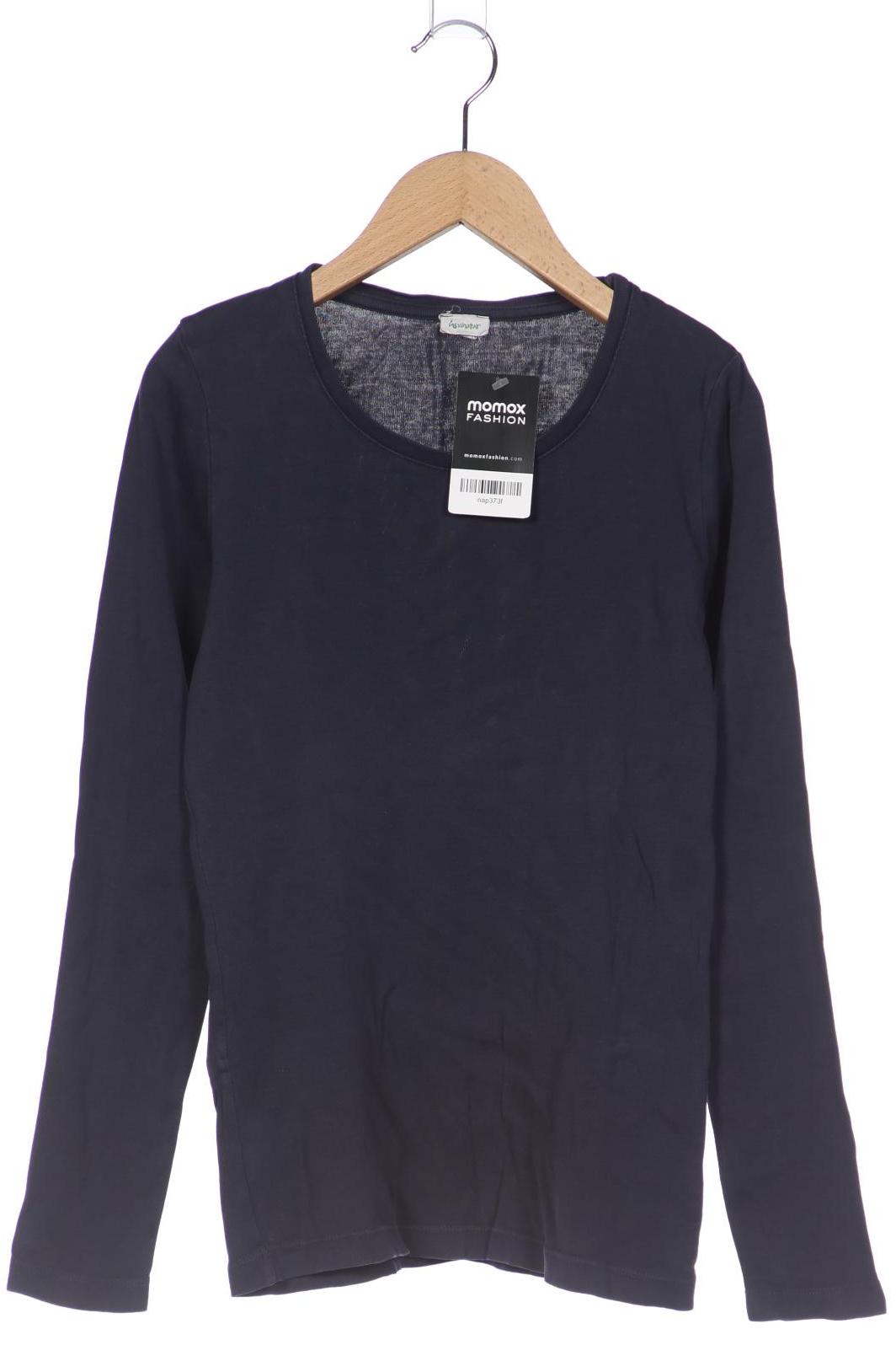 

hessnatur Damen Langarmshirt, marineblau, Gr. 36