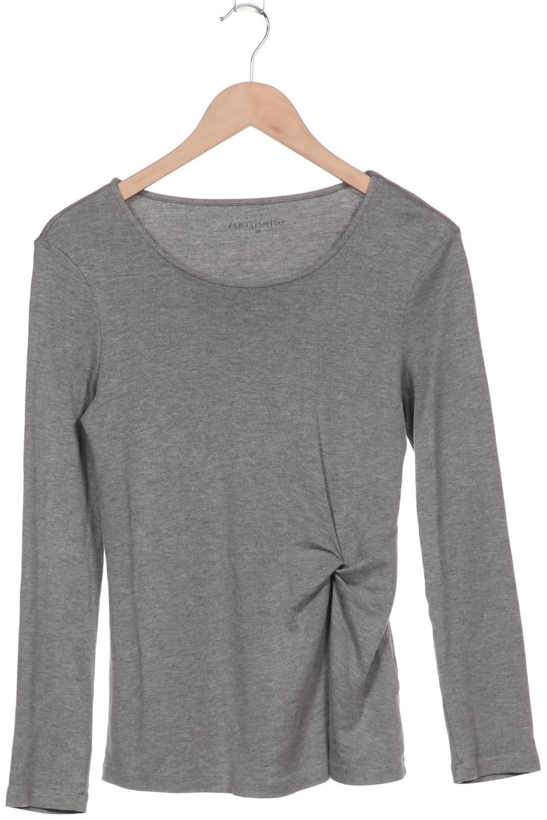 

hessnatur Damen Langarmshirt, grau, Gr. 38