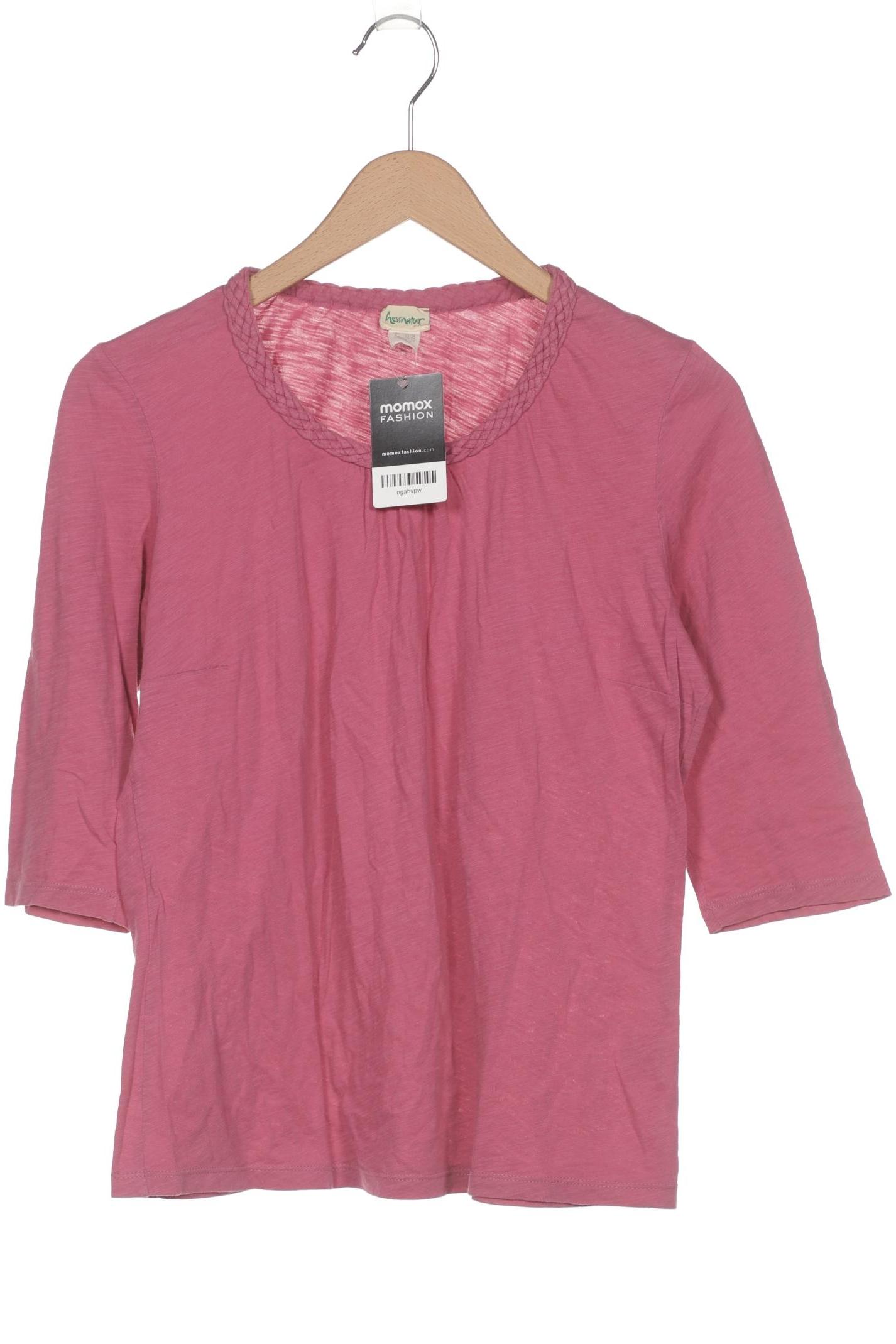 

hessnatur Damen Langarmshirt, pink, Gr. 40