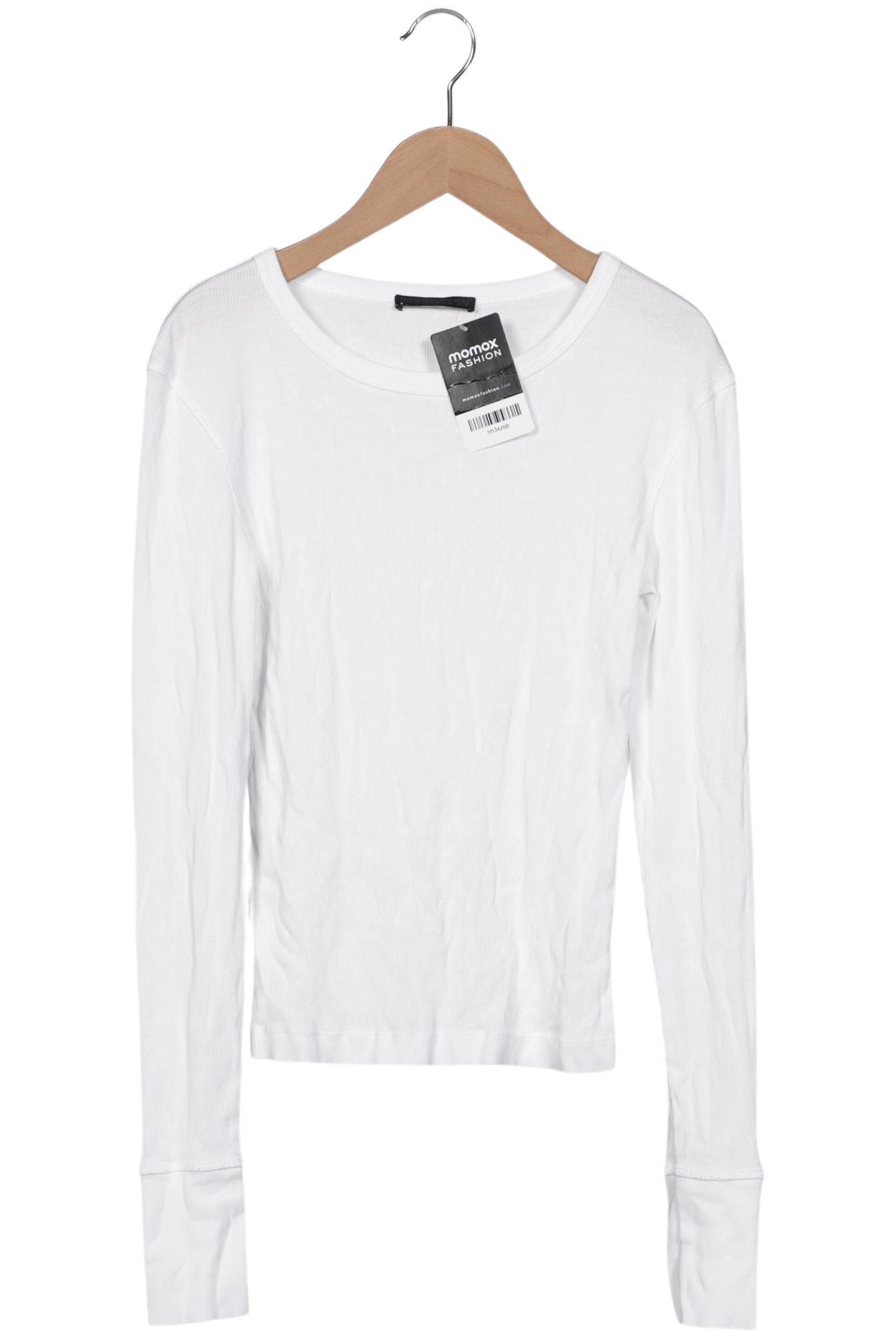 

hessnatur Damen Langarmshirt, weiß, Gr. 32