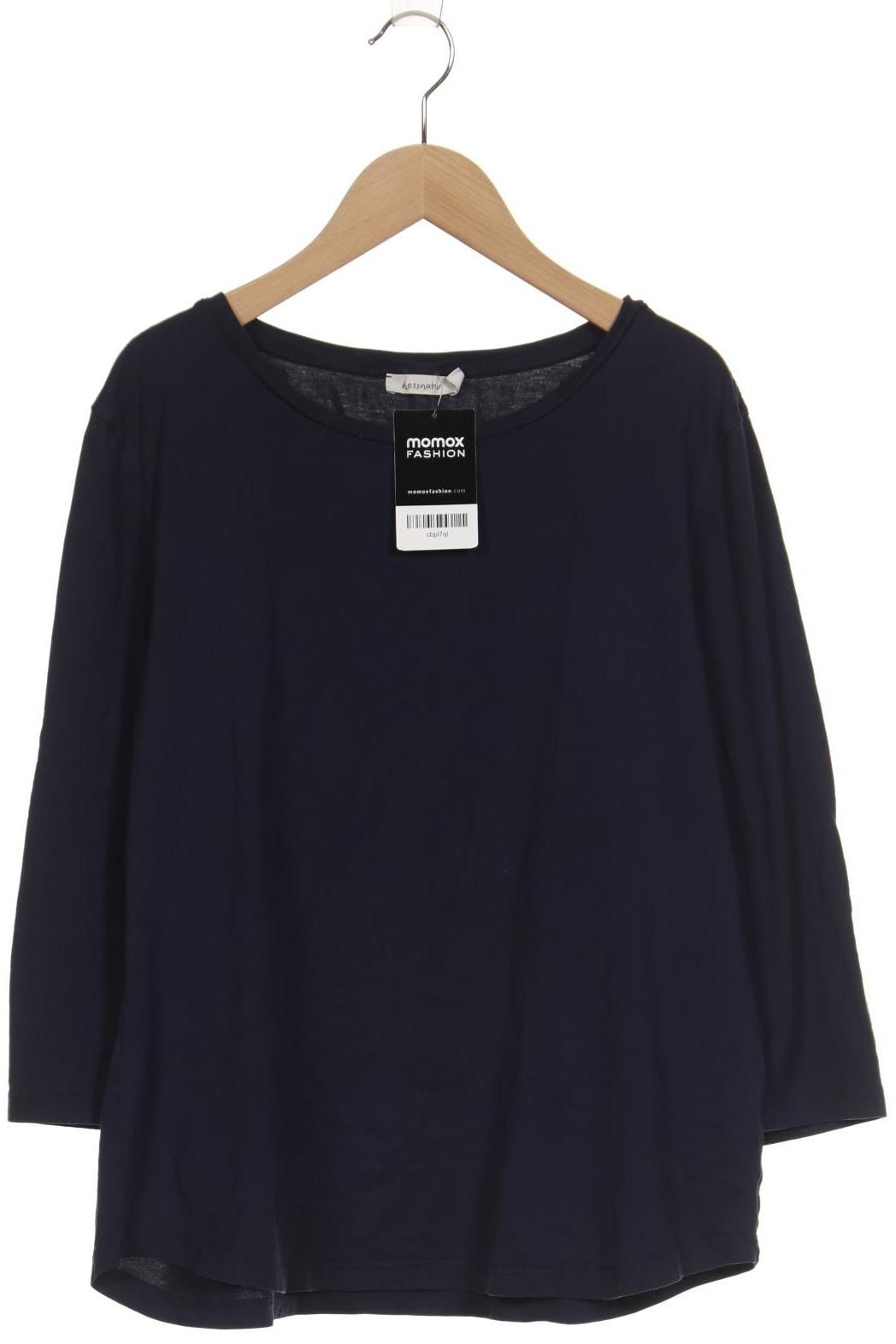 

hessnatur Damen Langarmshirt, marineblau, Gr. 44