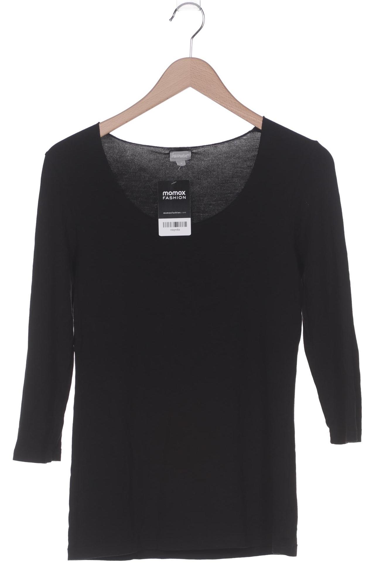

hessnatur Damen Langarmshirt, schwarz, Gr. 38