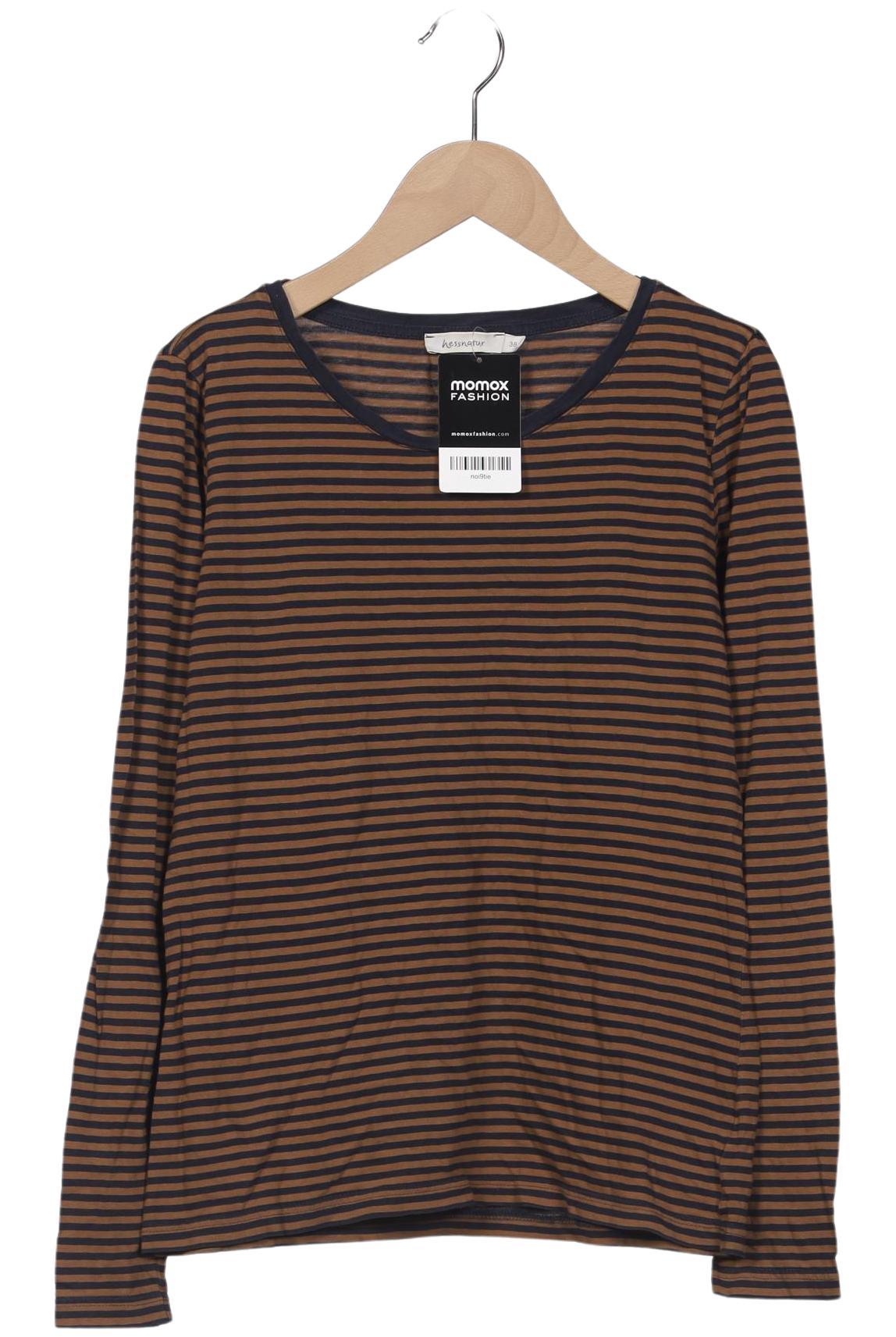 

hessnatur Damen Langarmshirt, mehrfarbig, Gr. 38