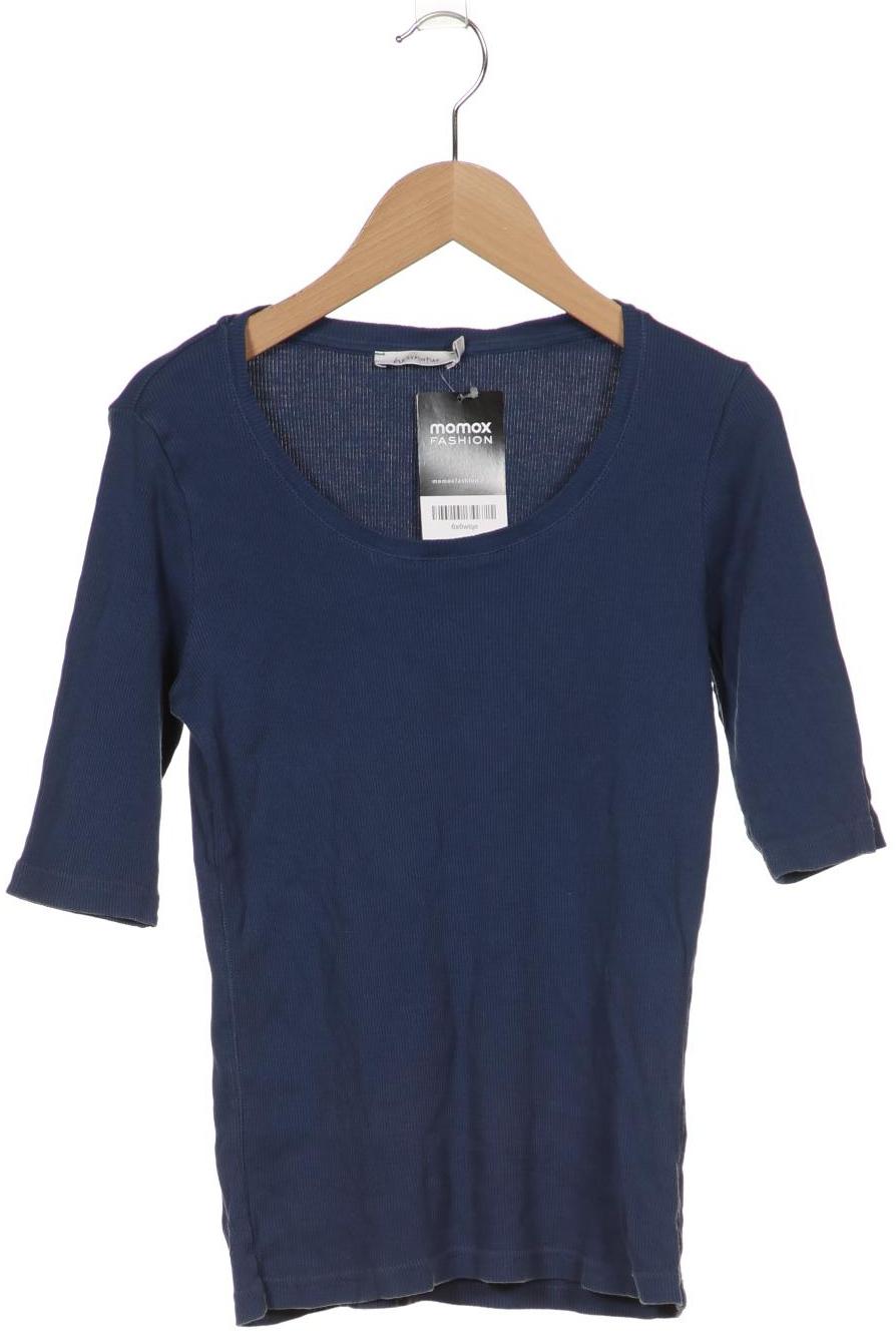 

hessnatur Damen Langarmshirt, marineblau, Gr. 36