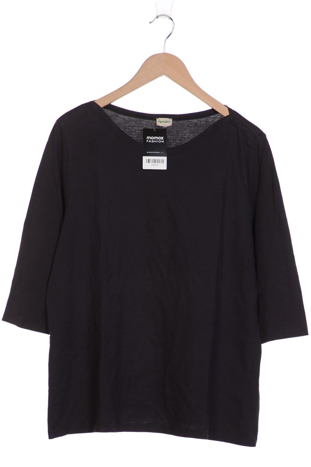 

hessnatur Damen Langarmshirt, grau, Gr. 48