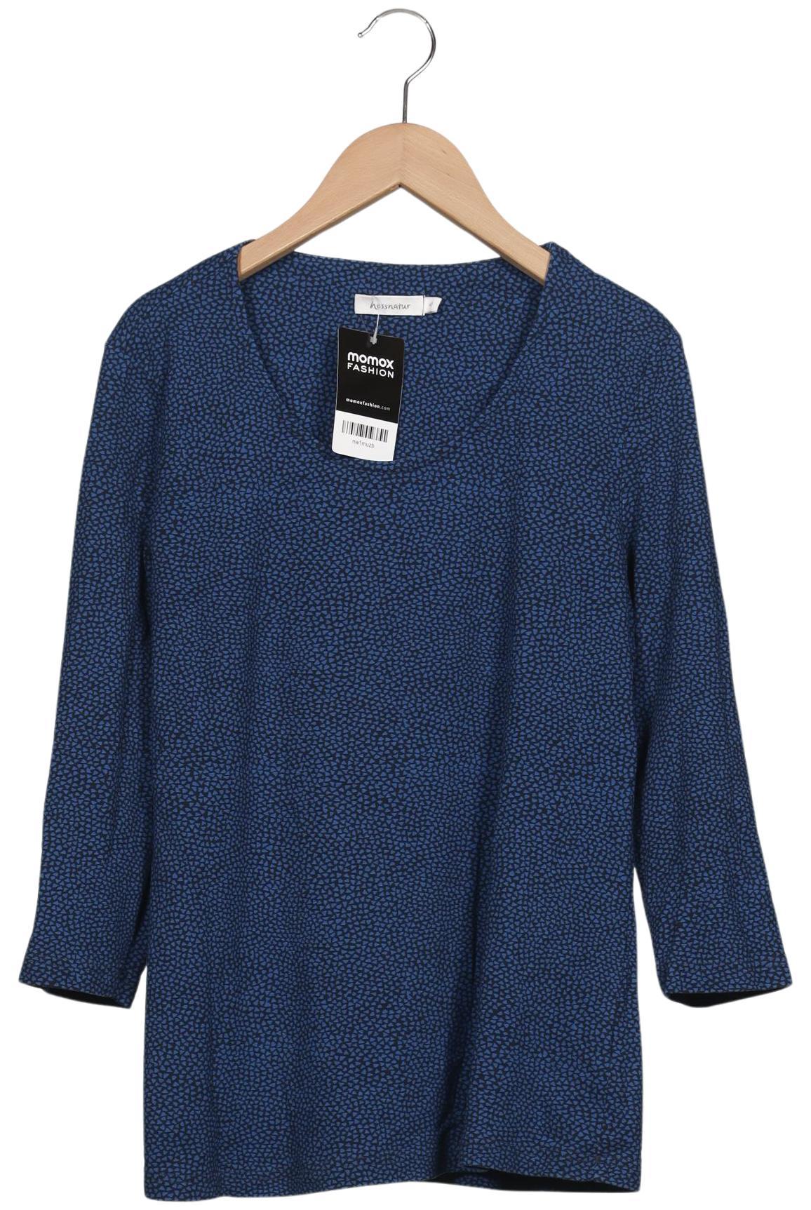 

hessnatur Damen Langarmshirt, marineblau, Gr. 40