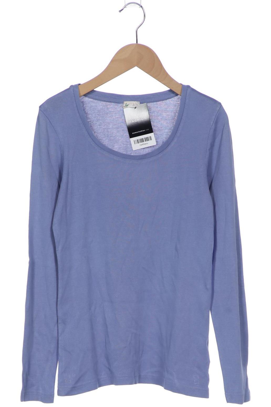 

hessnatur Damen Langarmshirt, hellblau, Gr. 34