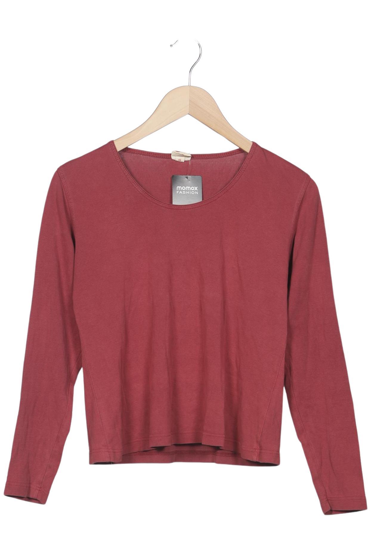 

hessnatur Damen Langarmshirt, rot, Gr. 40