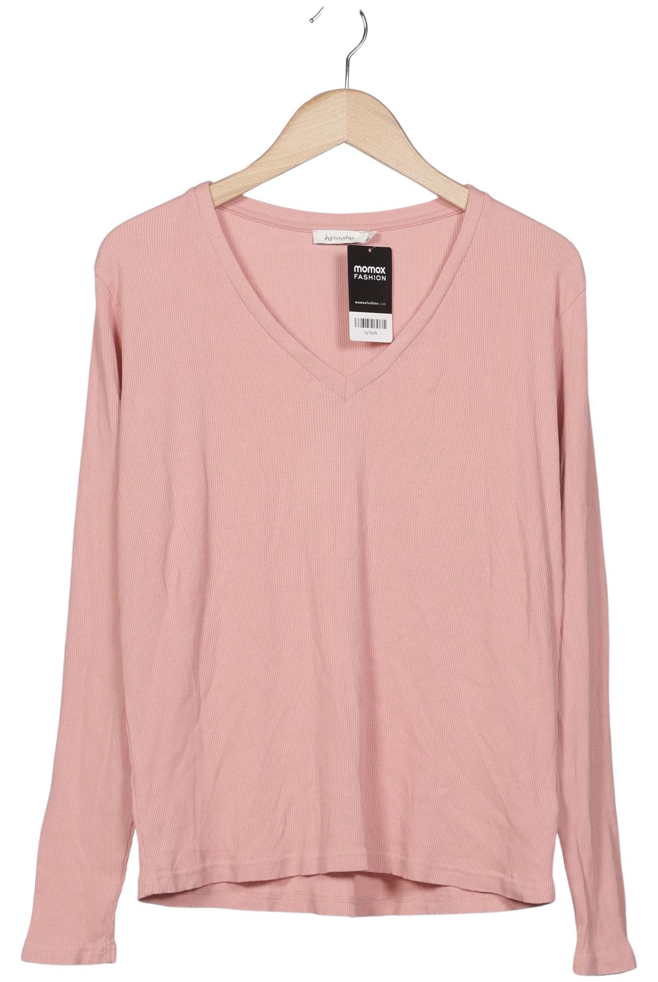 

hessnatur Damen Langarmshirt, pink, Gr. 44