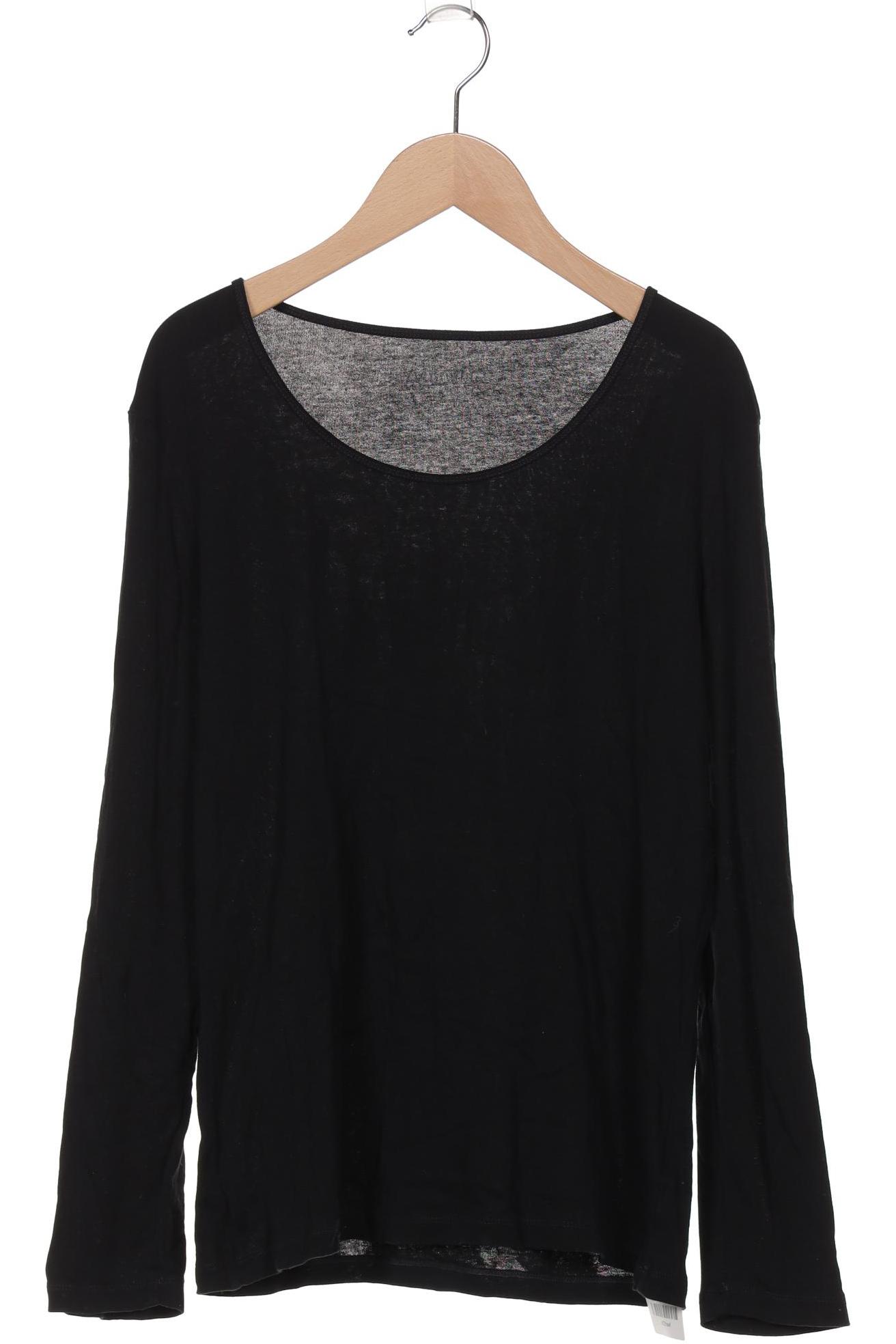 

hessnatur Damen Langarmshirt, schwarz, Gr. 44