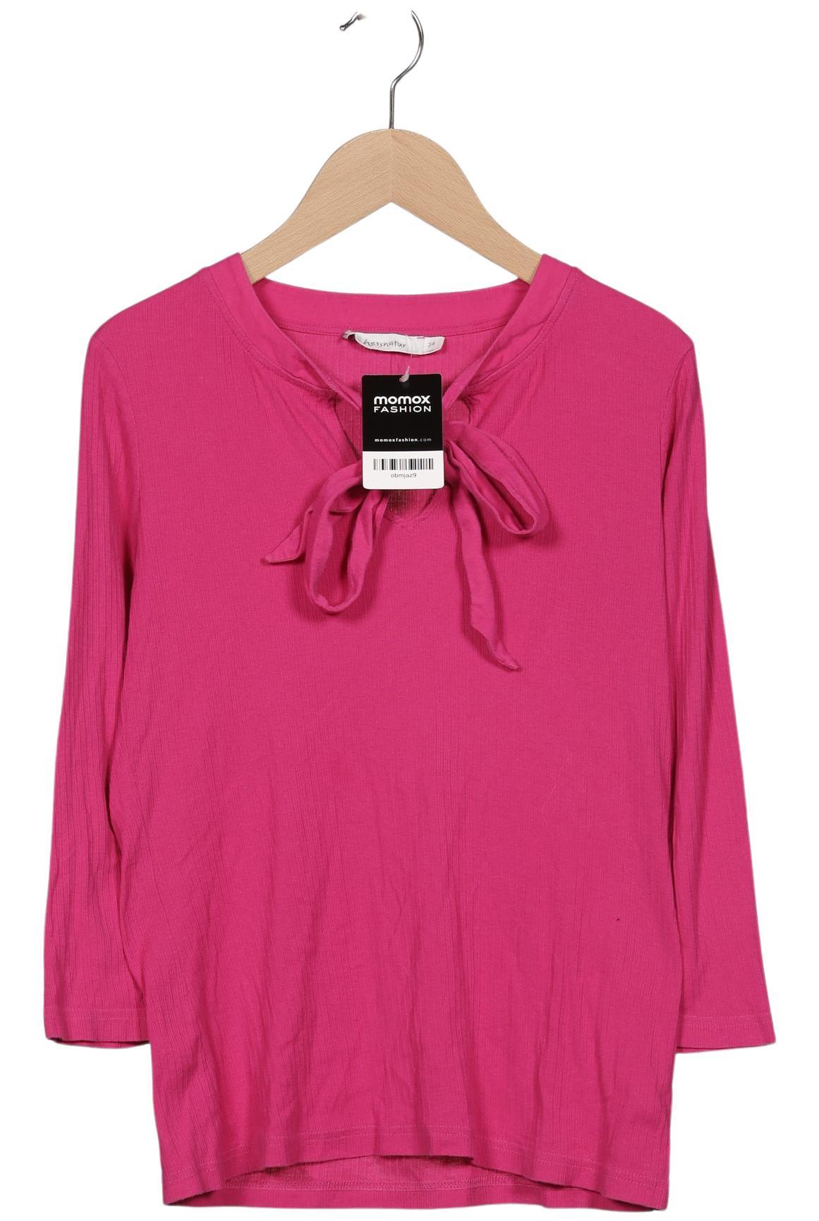 

hessnatur Damen Langarmshirt, pink, Gr. 34