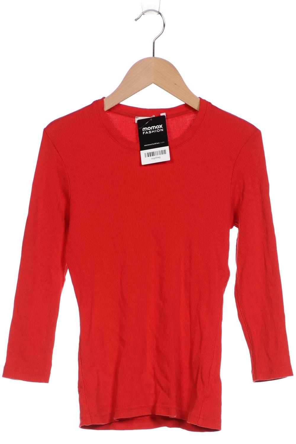 

hessnatur Damen Langarmshirt, rot, Gr. 34