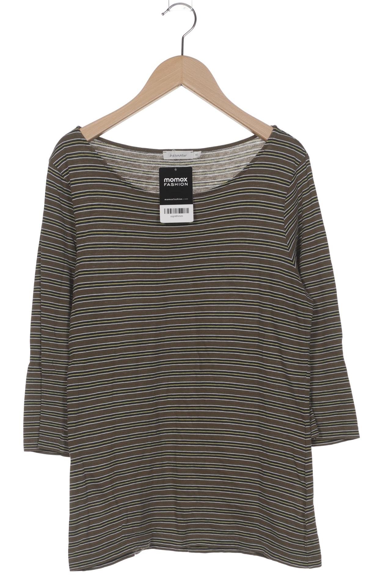 

hessnatur Damen Langarmshirt, mehrfarbig, Gr. 40