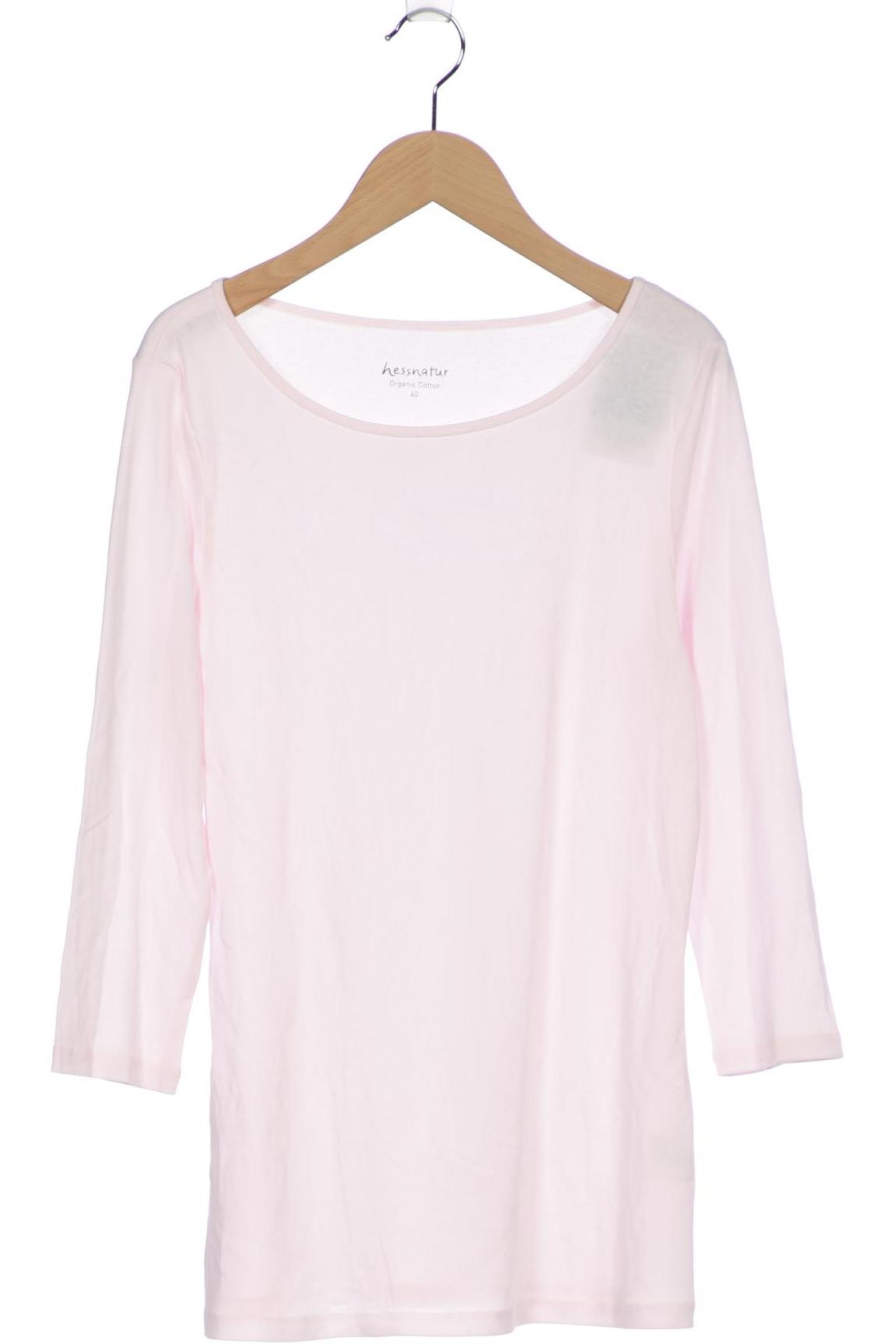 

hessnatur Damen Langarmshirt, pink, Gr. 40