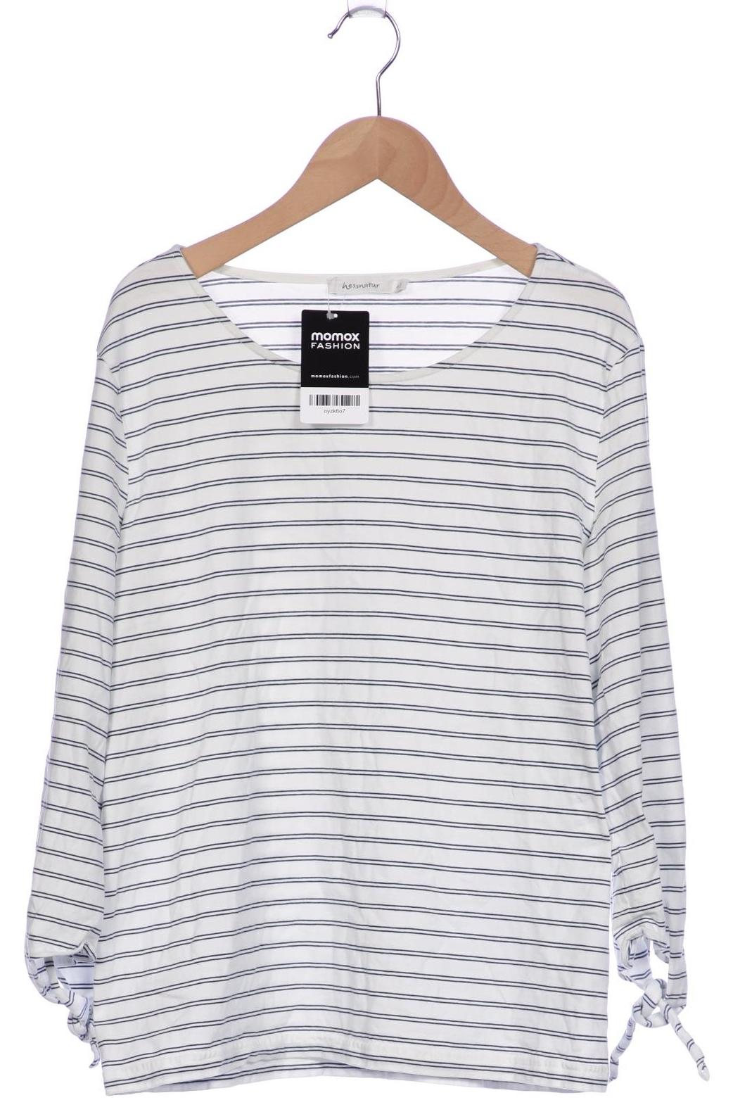 

hessnatur Damen Langarmshirt, weiß, Gr. 42