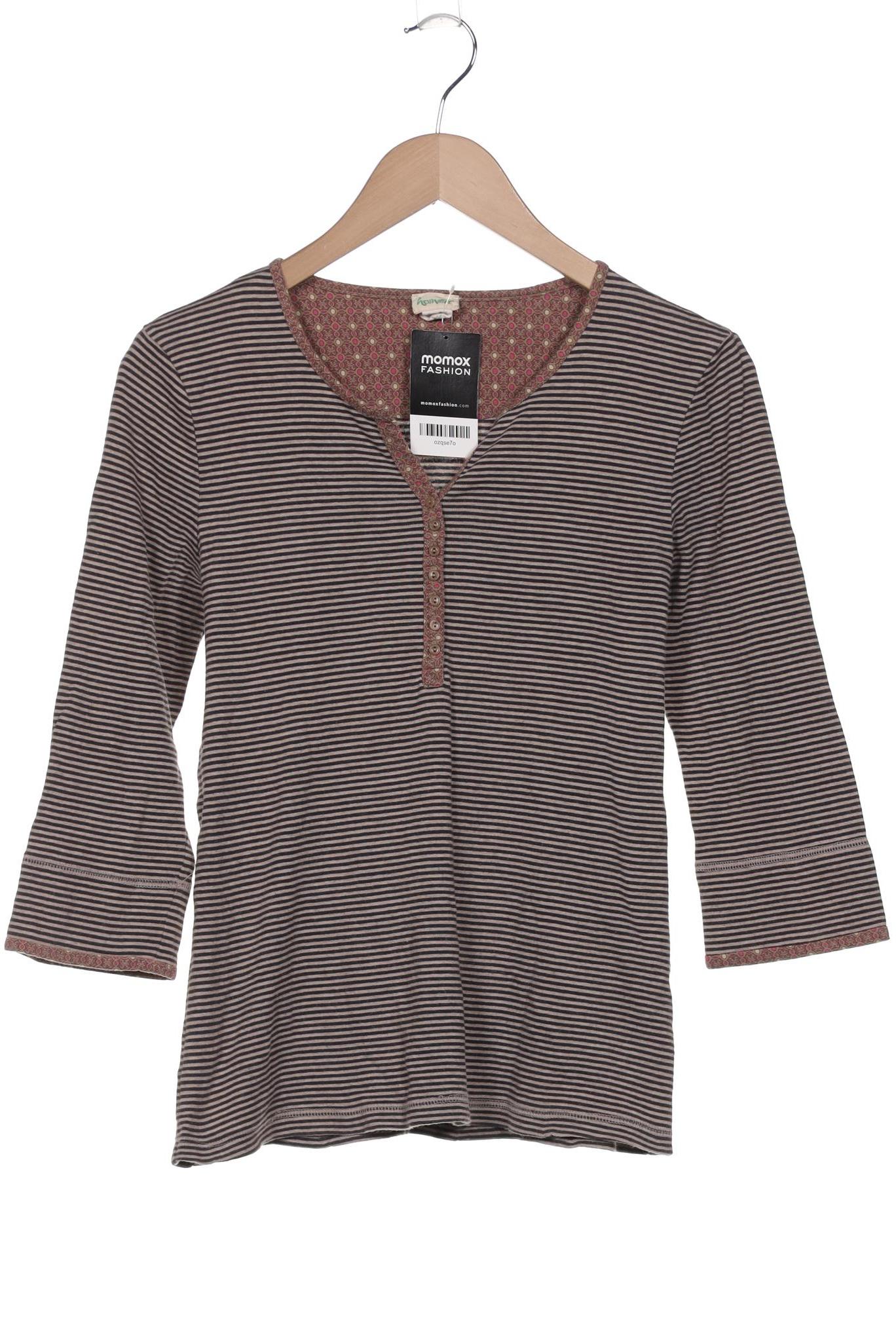 

hessnatur Damen Langarmshirt, braun, Gr. 40