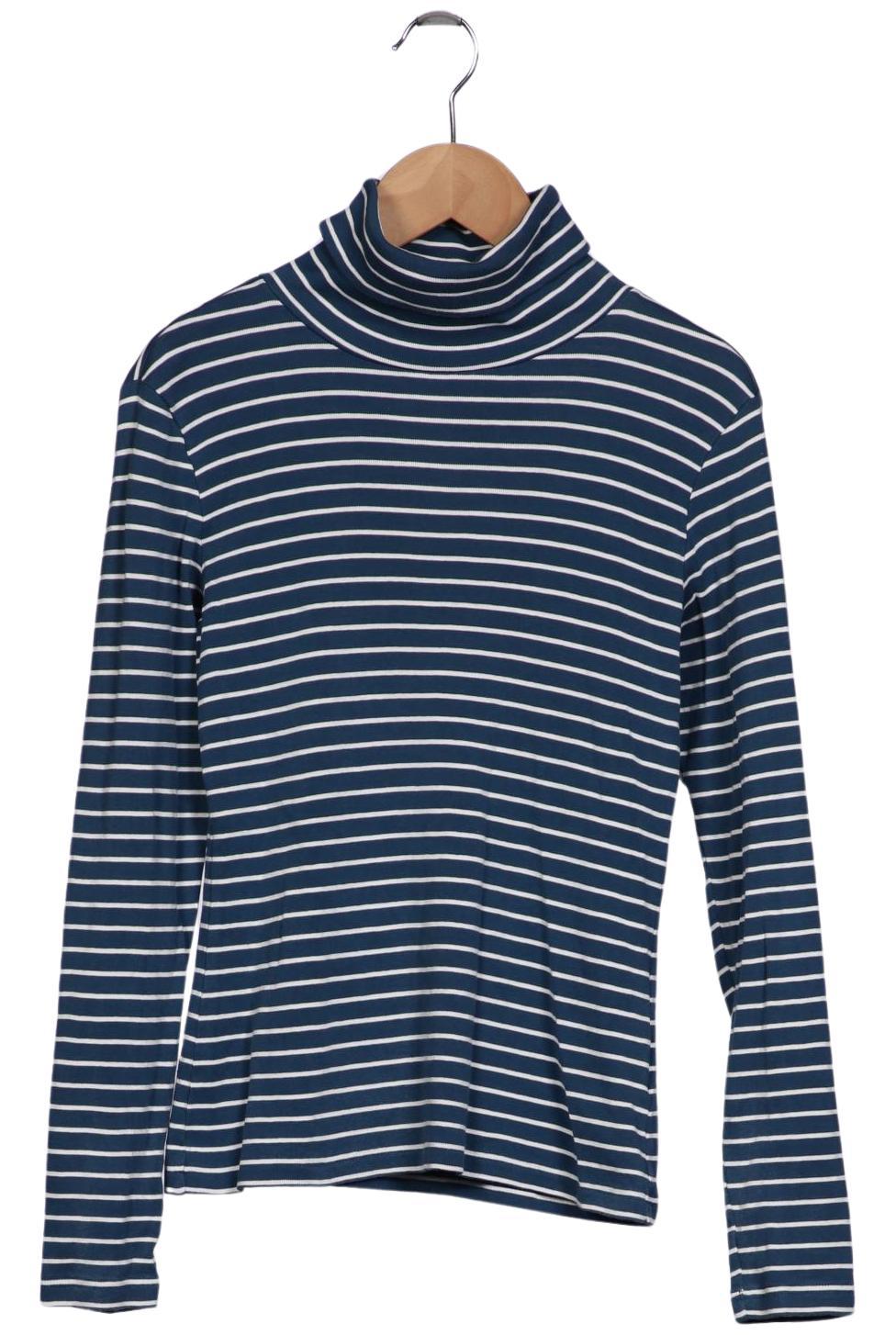 

hessnatur Damen Langarmshirt, blau, Gr. 34